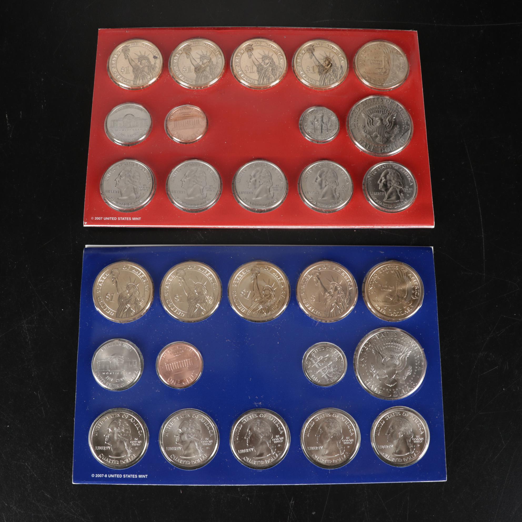 Thirty-One United States Mint Uncirculated Coin Sets