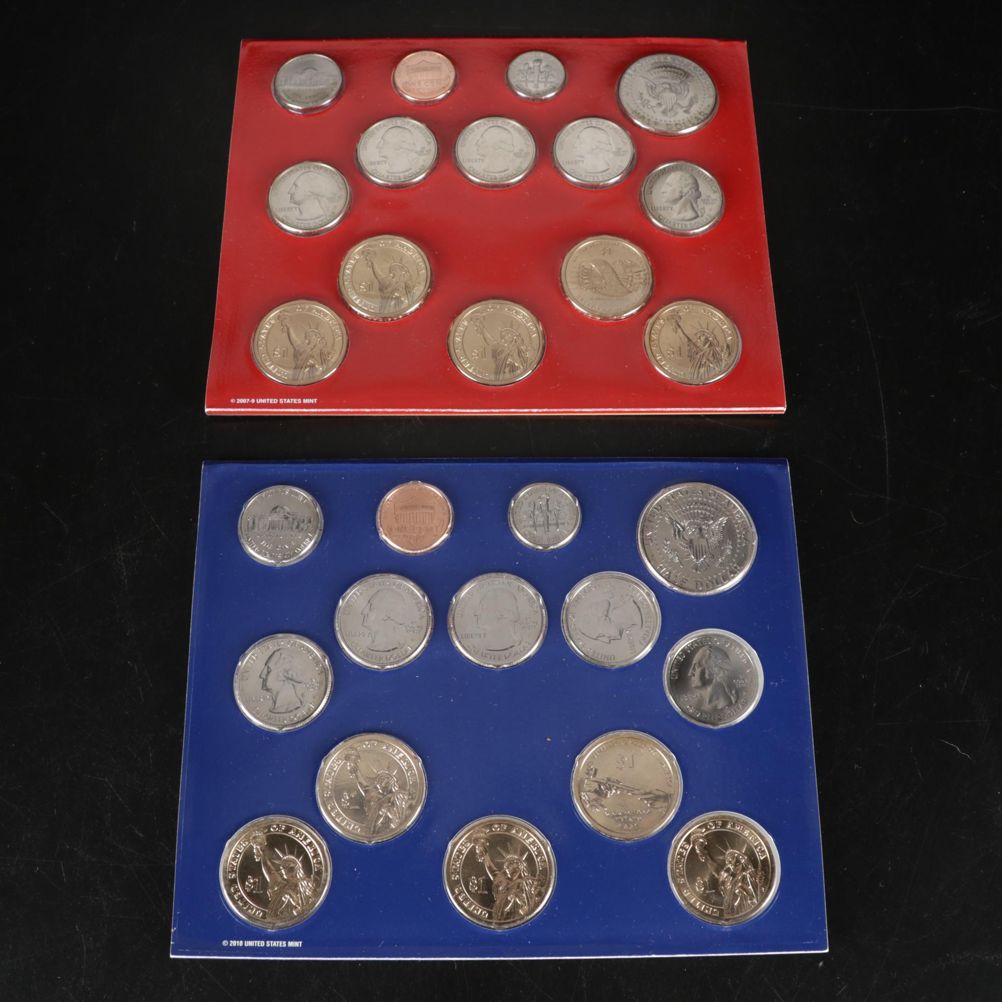 Thirty-One United States Mint Uncirculated Coin Sets