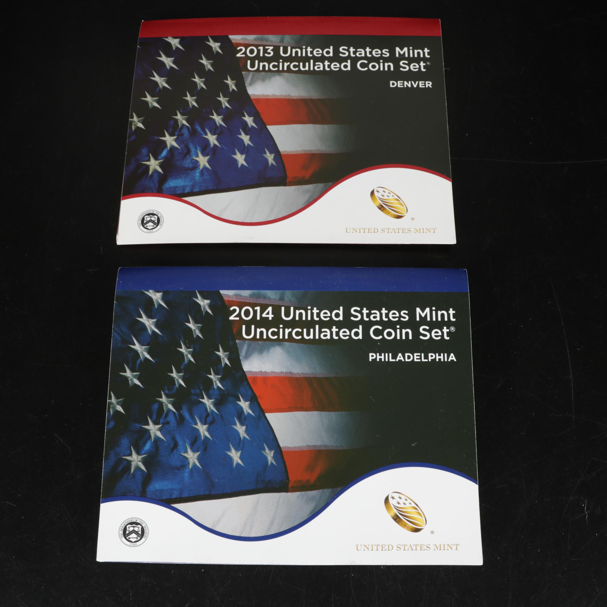 Thirty-One United States Mint Uncirculated Coin Sets