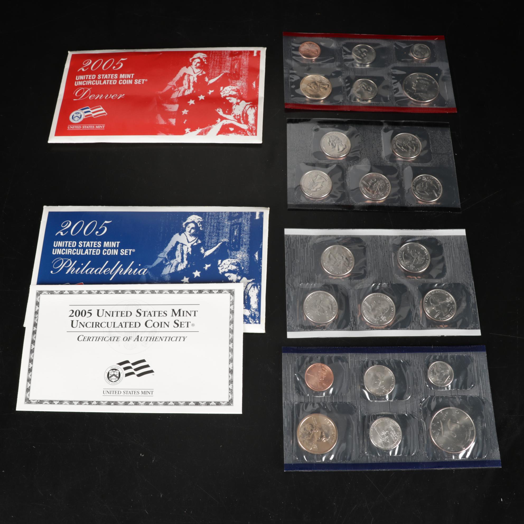 Thirty-One United States Mint Uncirculated Coin Sets