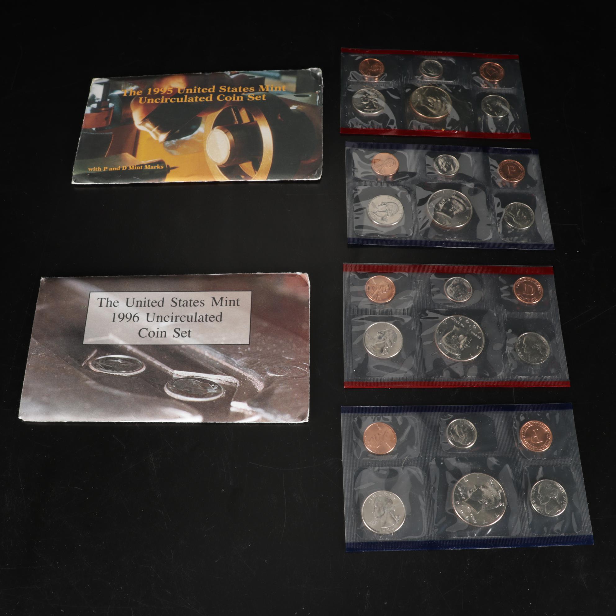 Thirty-One United States Mint Uncirculated Coin Sets