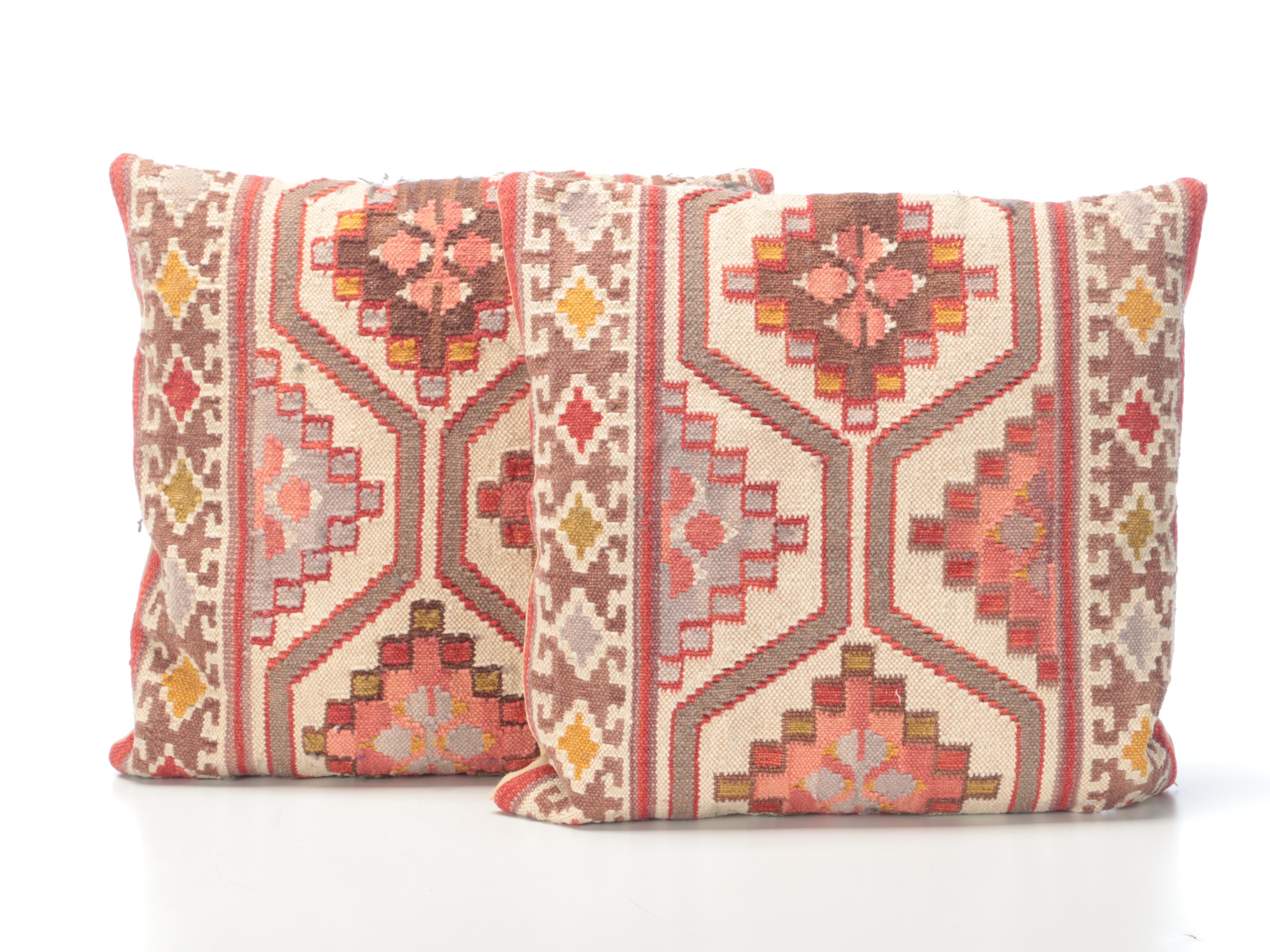 Pottery Barn Kilim Style Throw Pillows