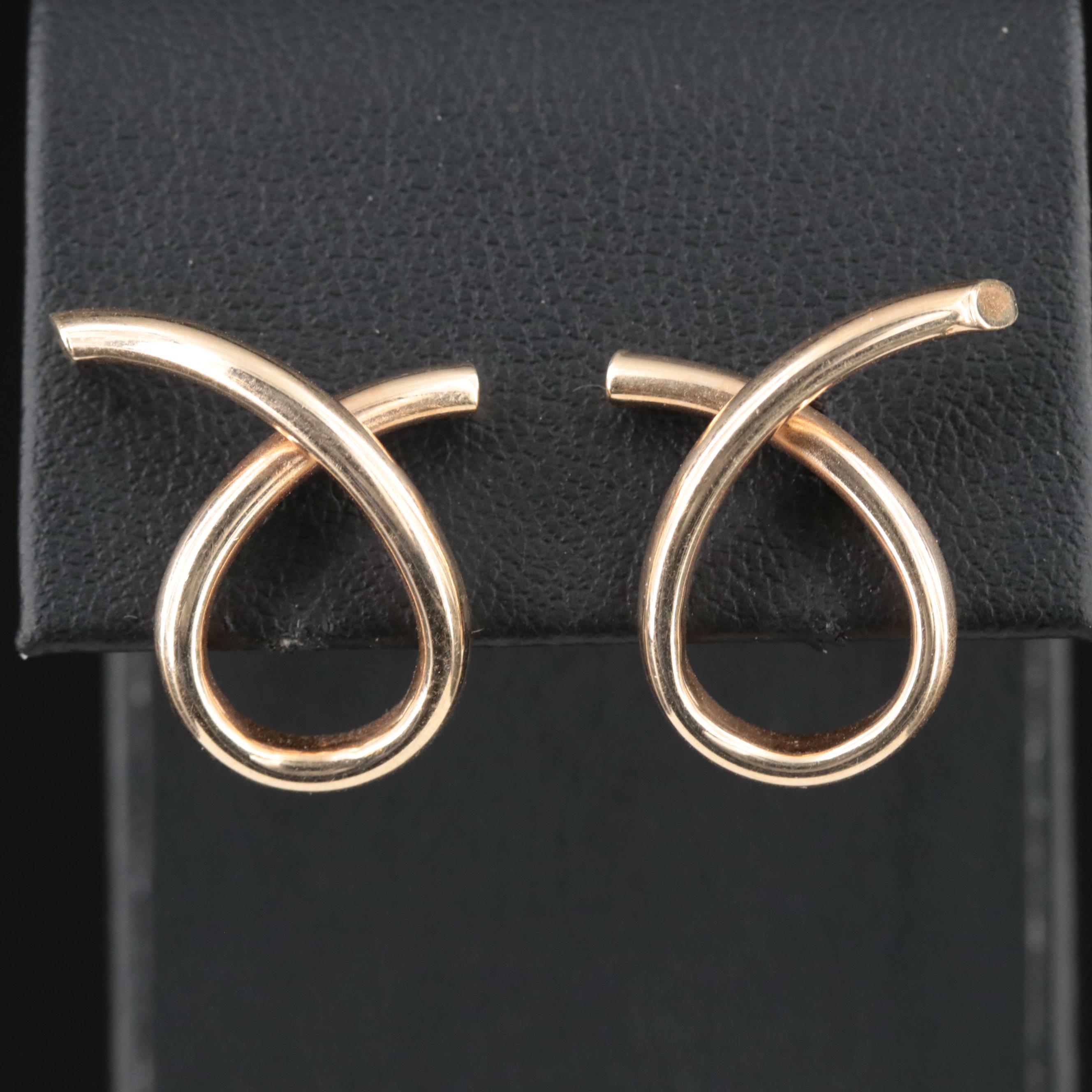 14K Loop Earrings