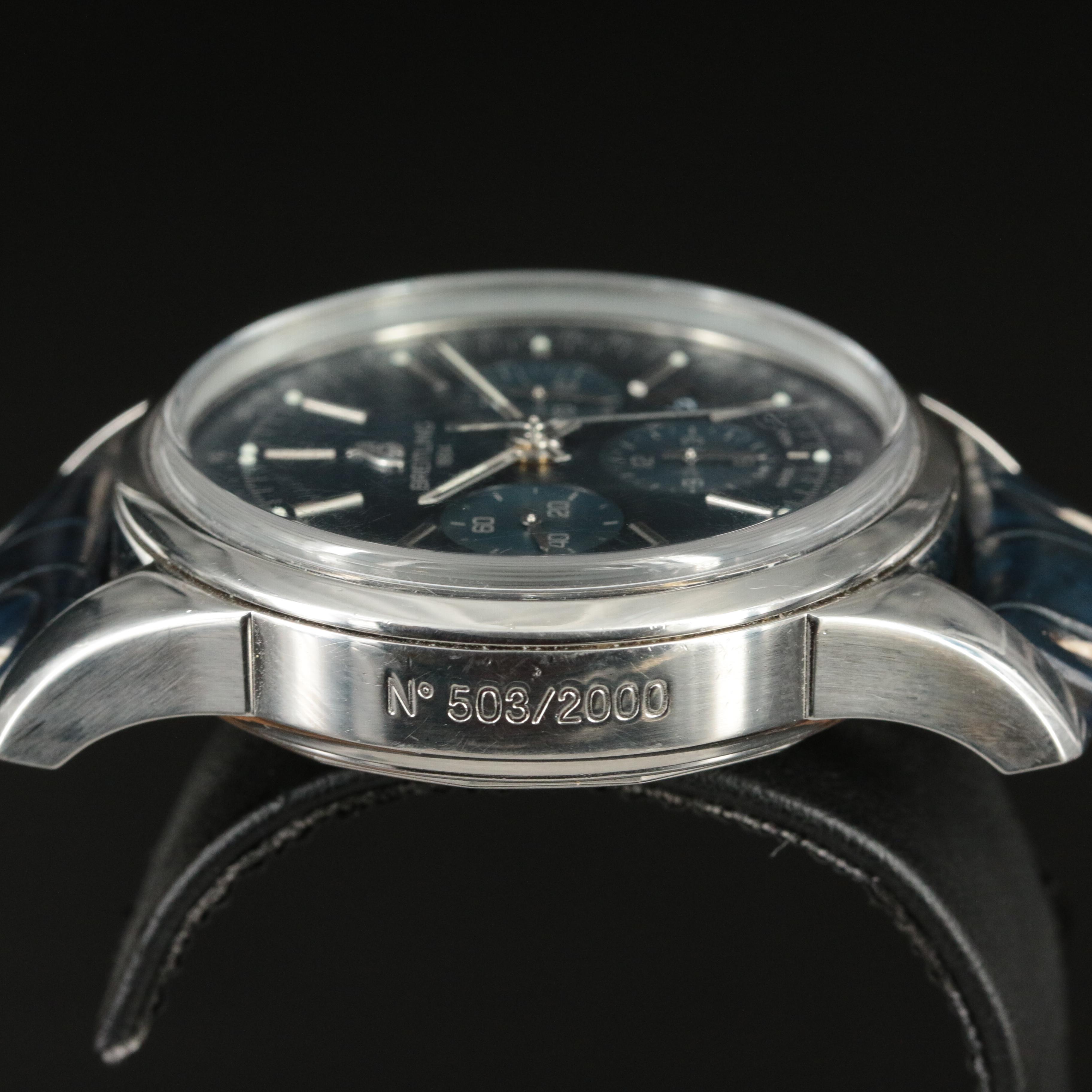 Breitling Transocean Chronograph Limited Edition Exhibition Back Watch