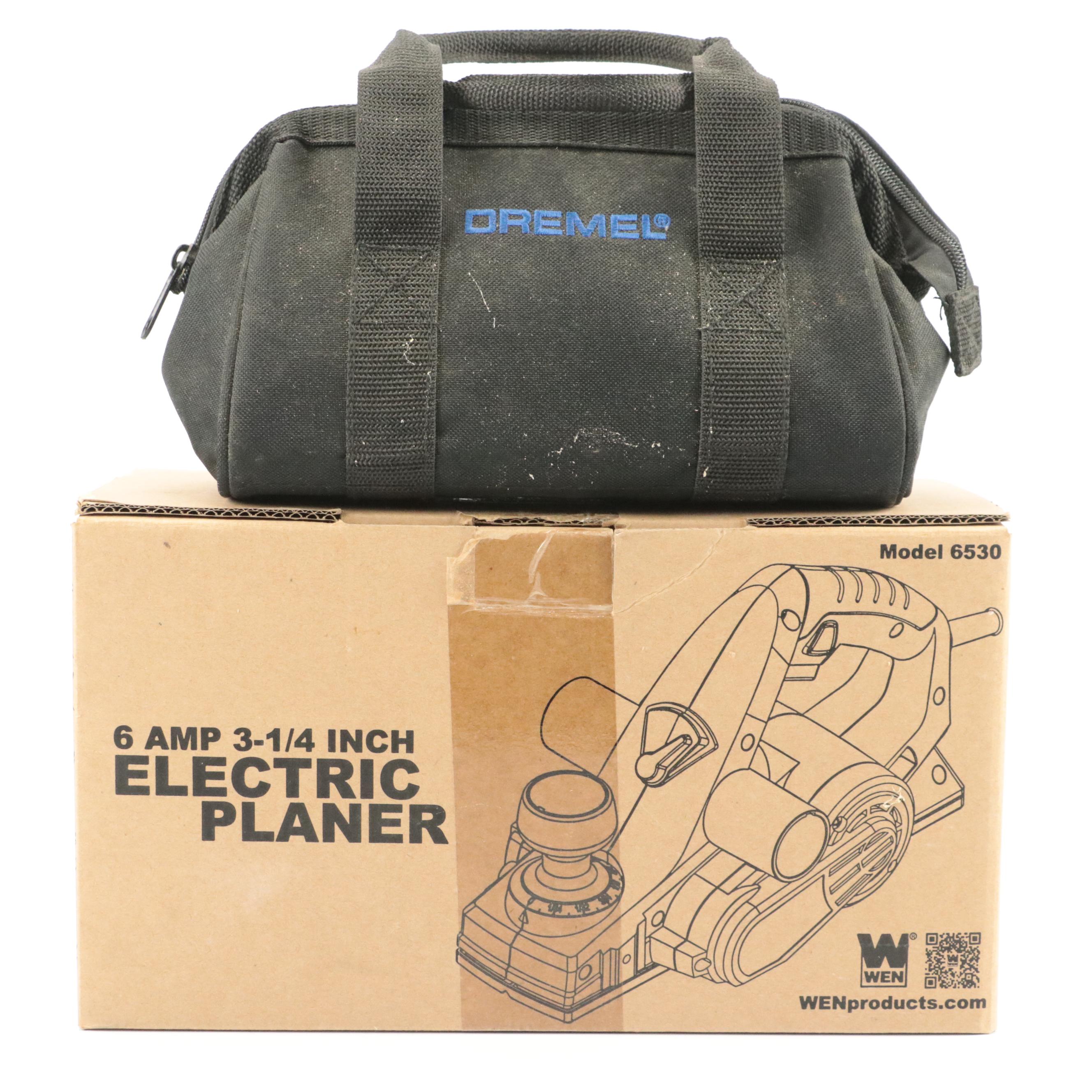 WEN Model 6530 Electric Planer and Dremel Model 6000 Contour Sander