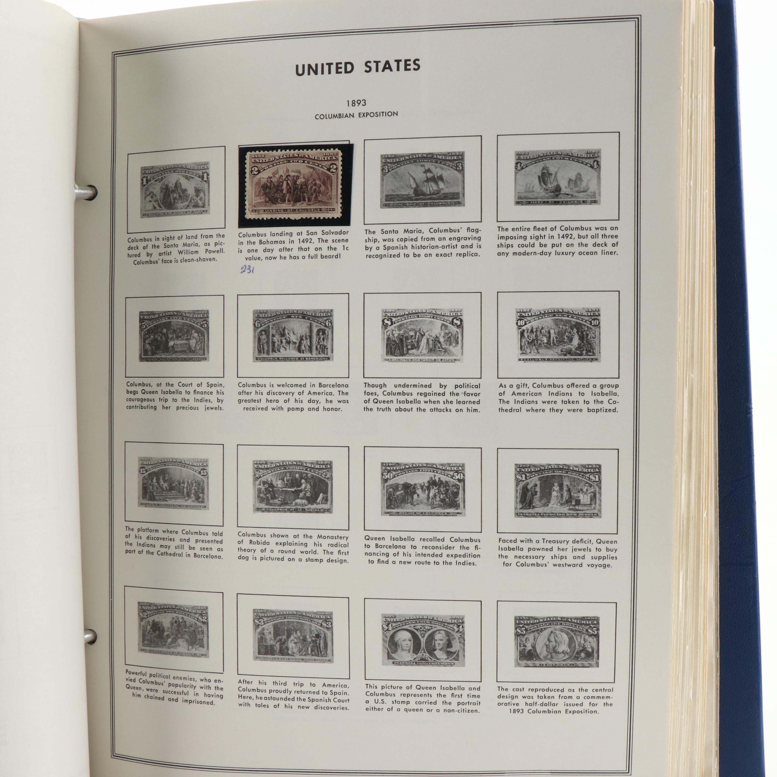 "United States Liberty Stamp Album"