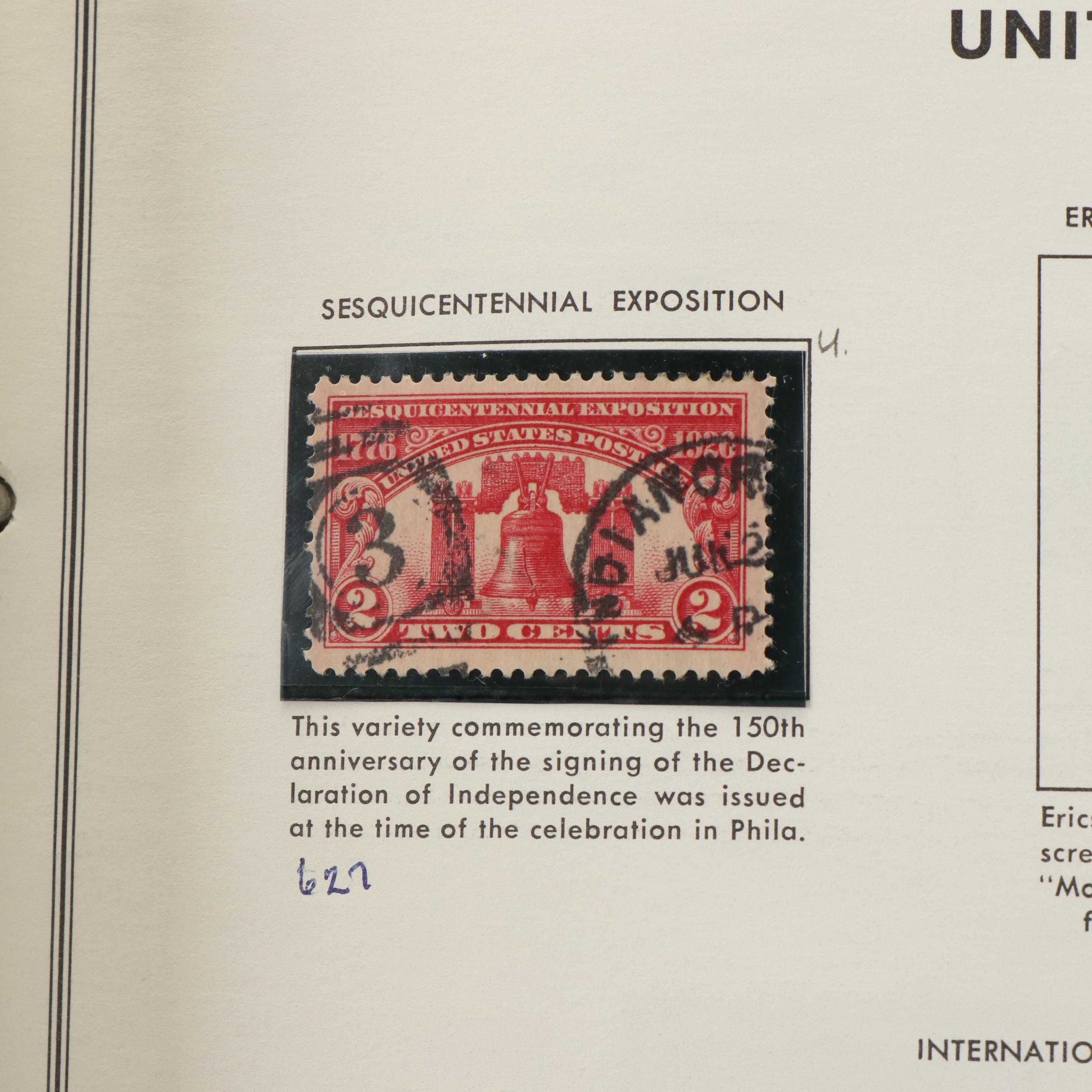 "United States Liberty Stamp Album"
