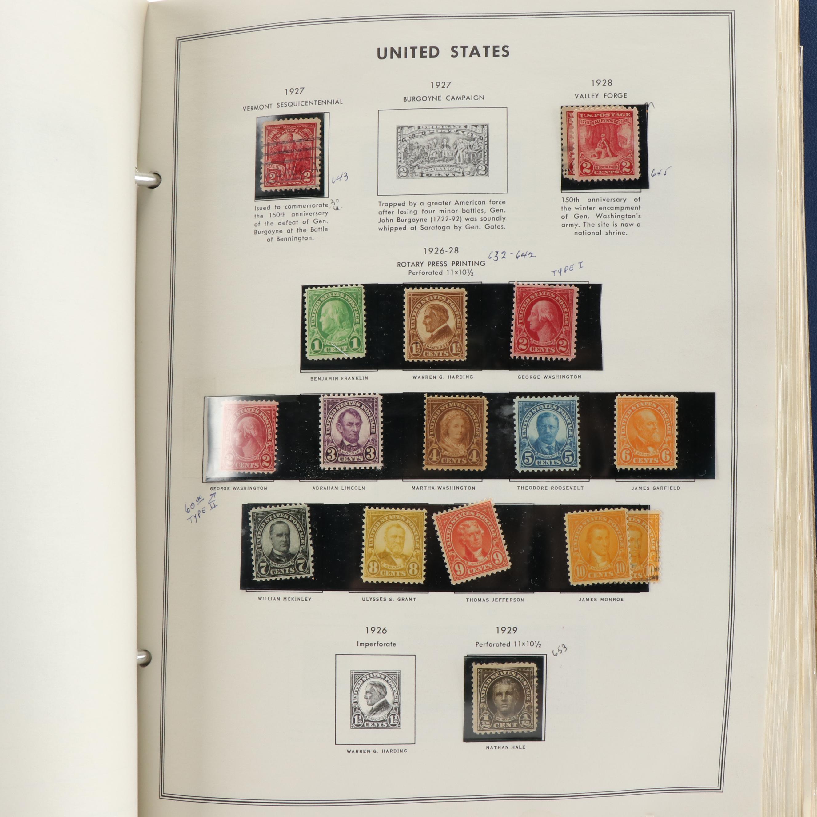"United States Liberty Stamp Album"