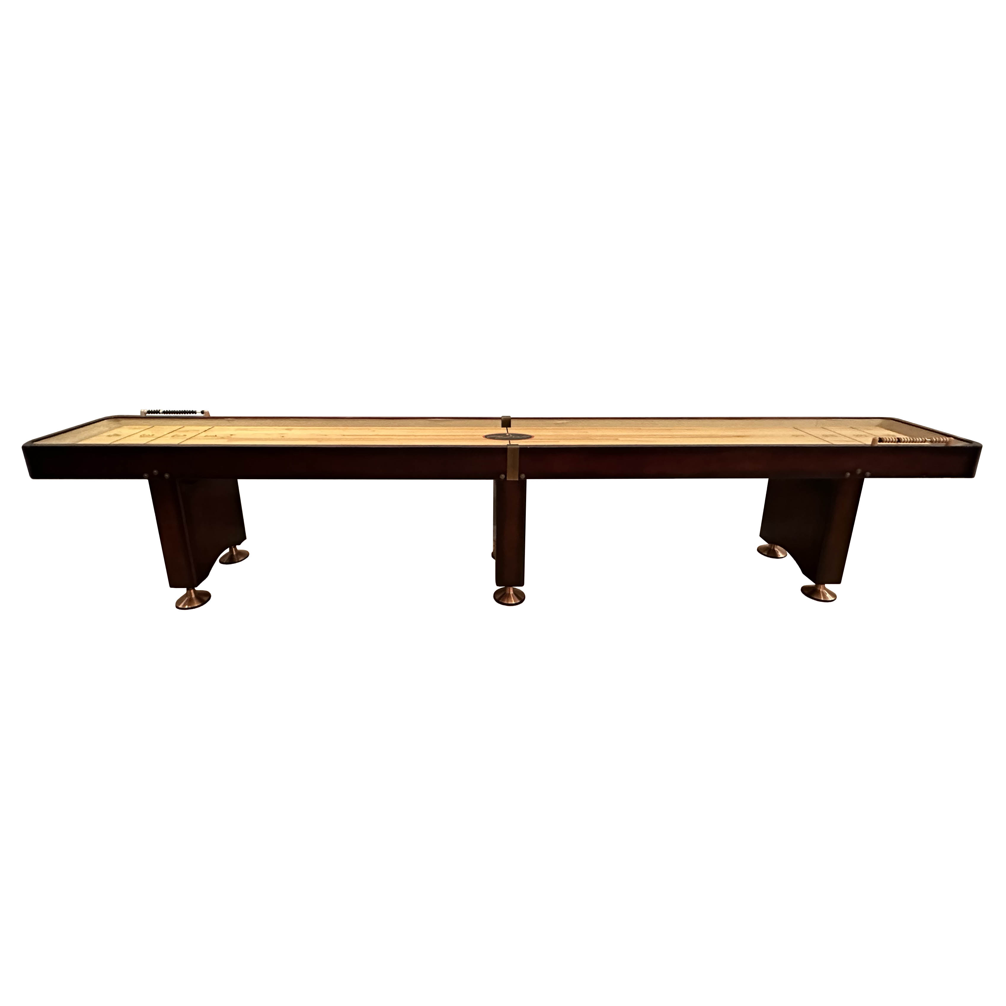 Playcraft 12' Shuffleboard Table with Accessories