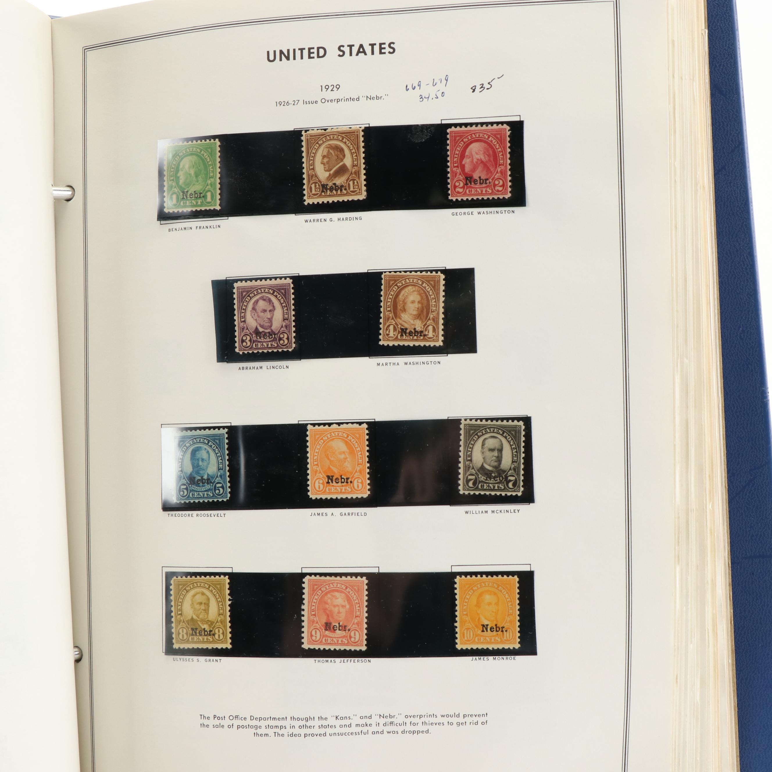 "United States Liberty Stamp Album"