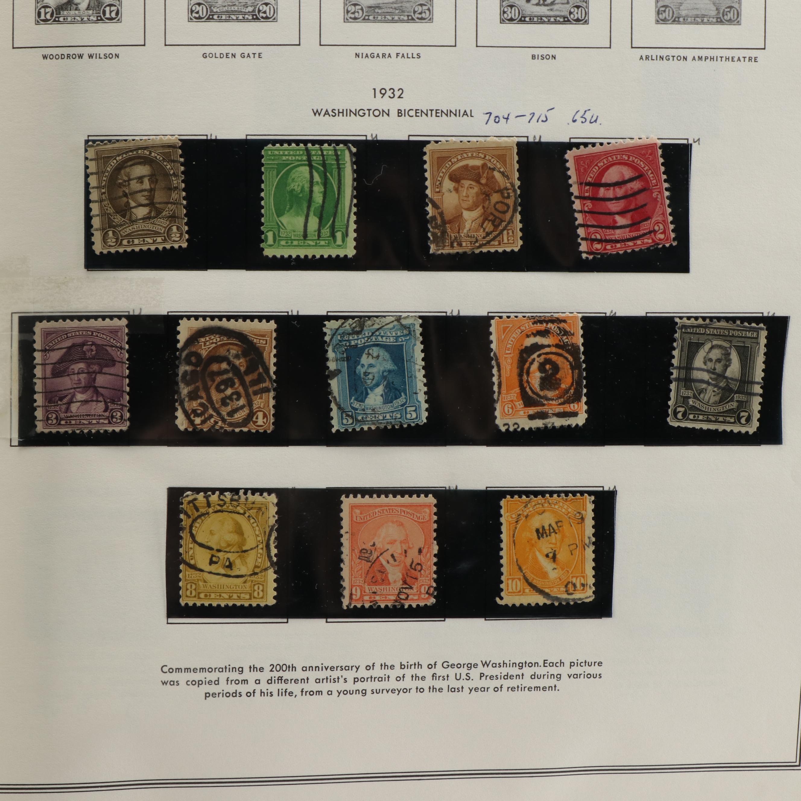 "United States Liberty Stamp Album"