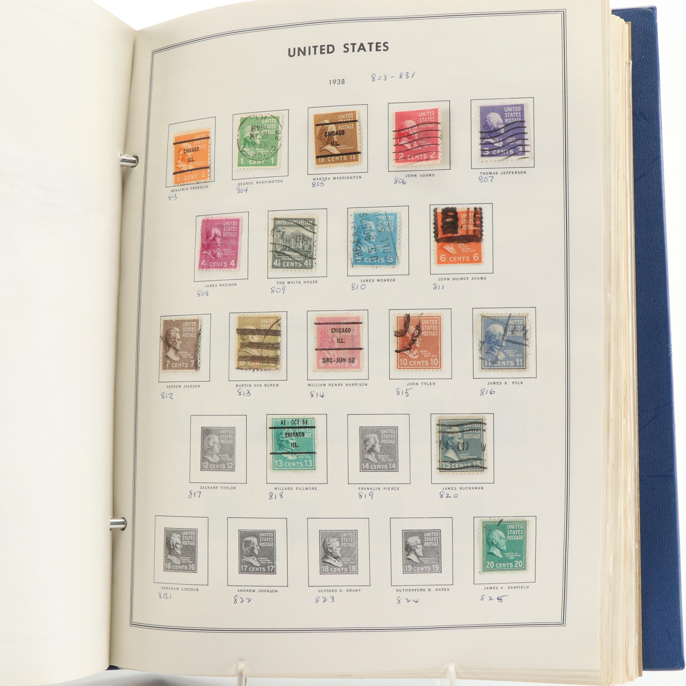"United States Liberty Stamp Album"
