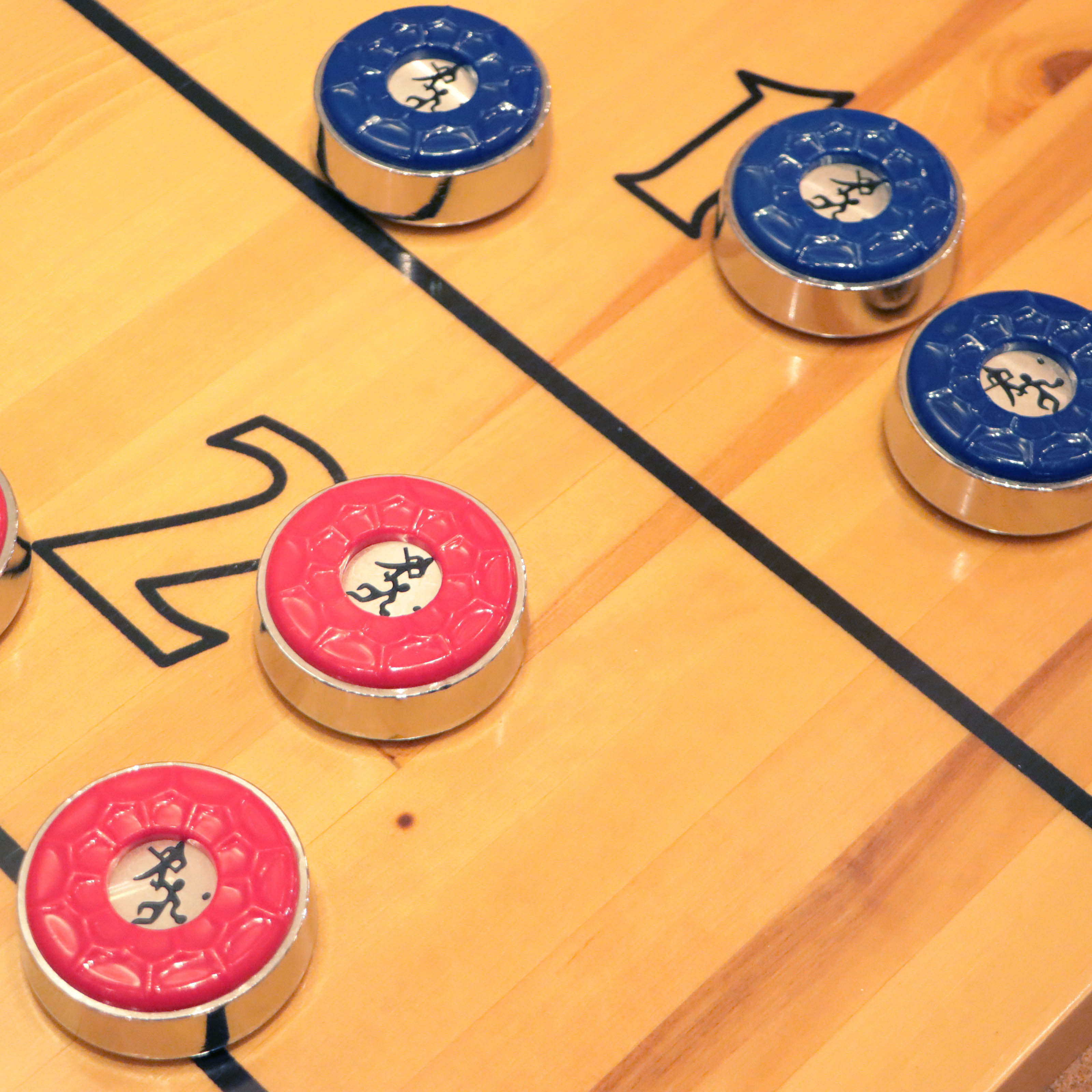 Playcraft 12' Shuffleboard Table with Accessories