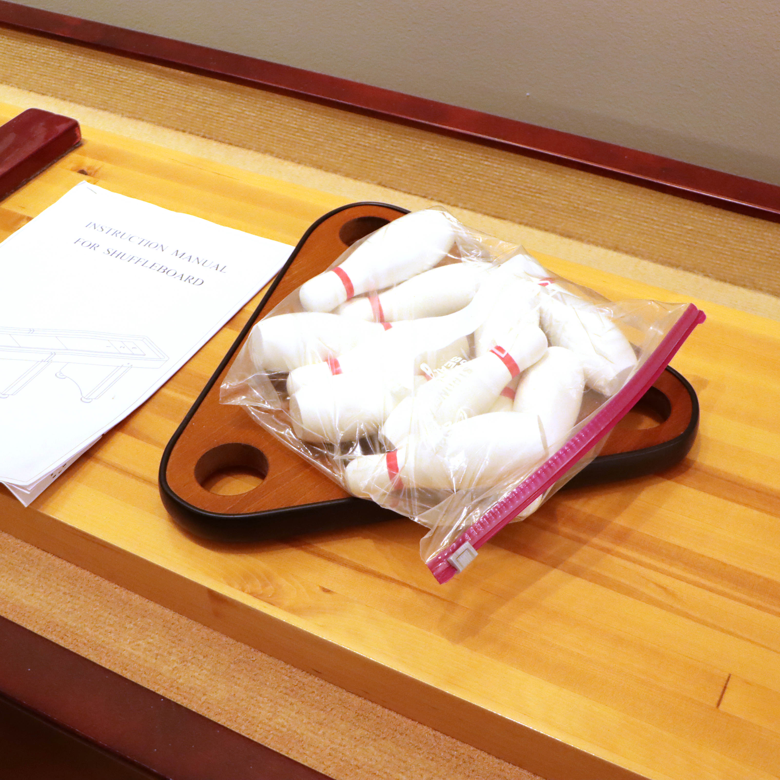 Playcraft 12' Shuffleboard Table with Accessories