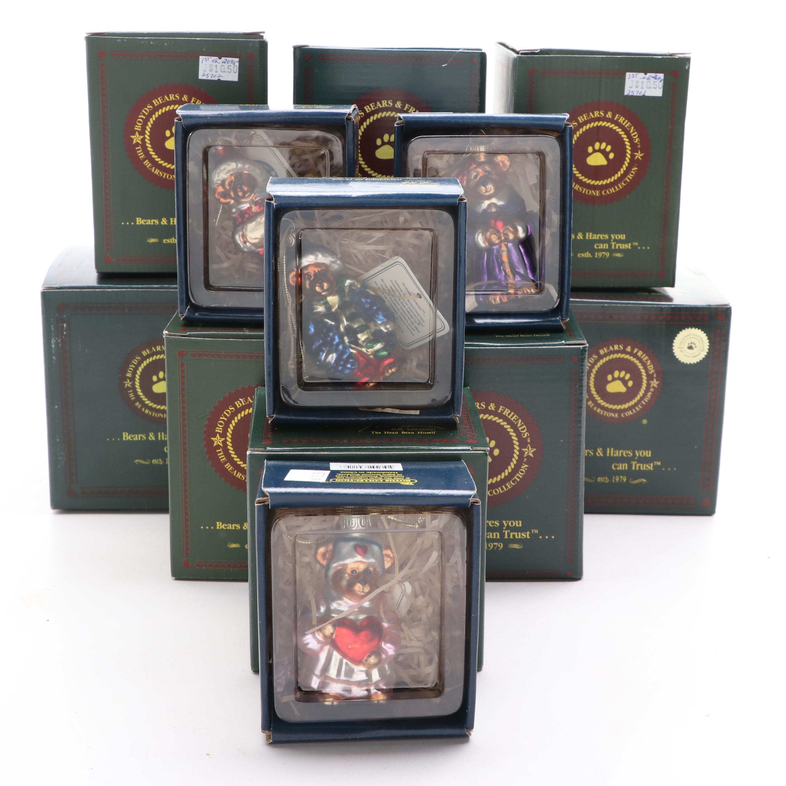 Boyds Bears Holiday Collection Ornaments