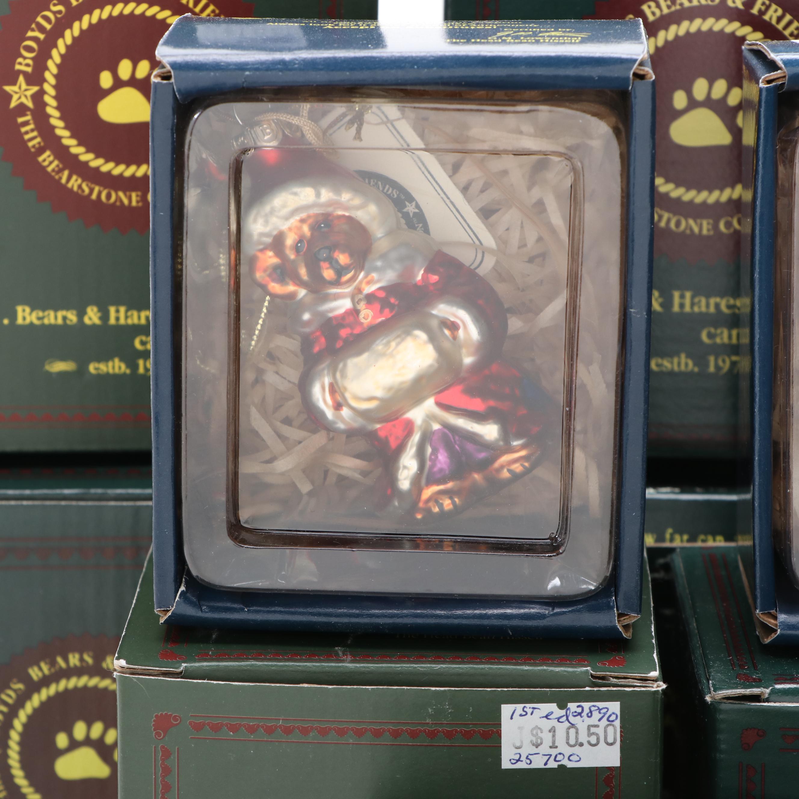 Boyds Bears Holiday Collection Ornaments