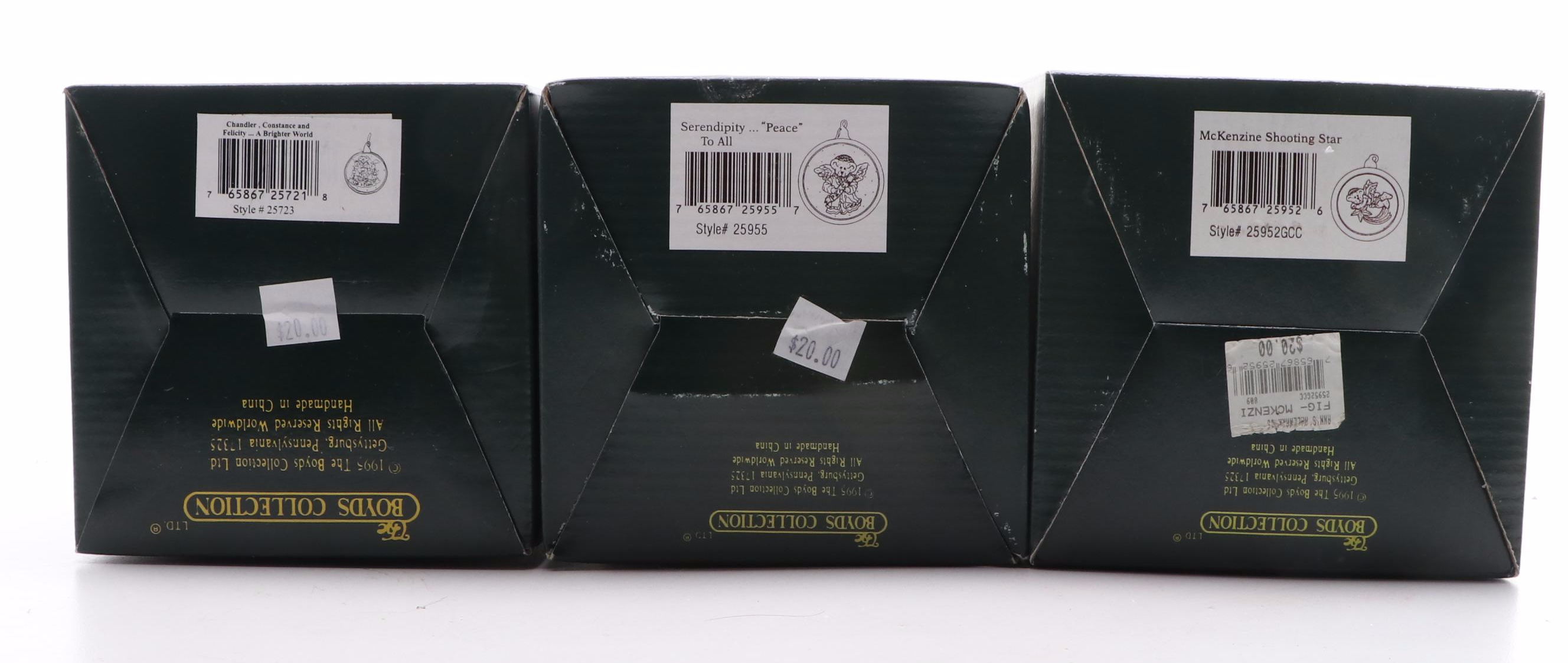 Boyds Bears Holiday Collection Ornaments