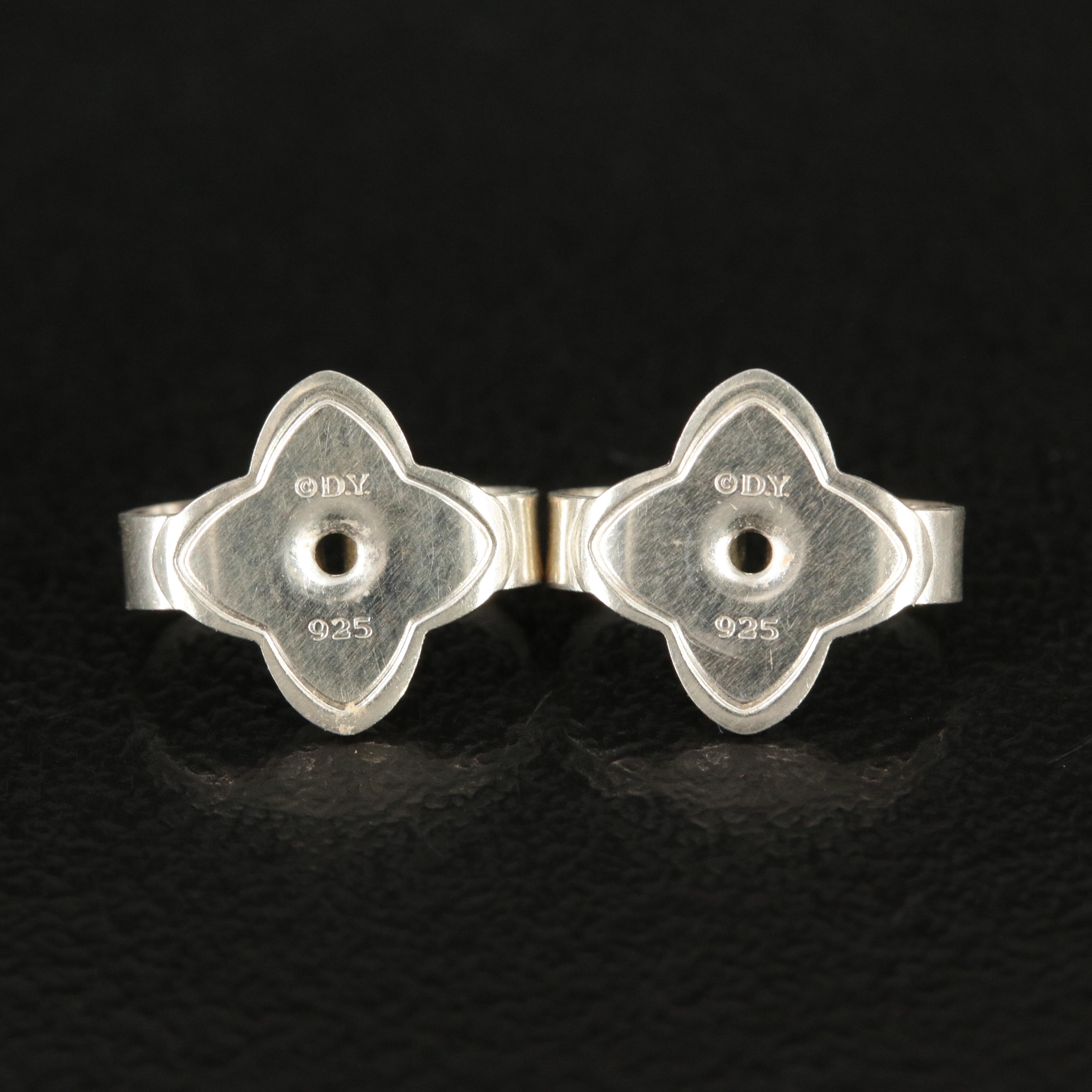 David Yurman Sterling Cable Hoop Earrings