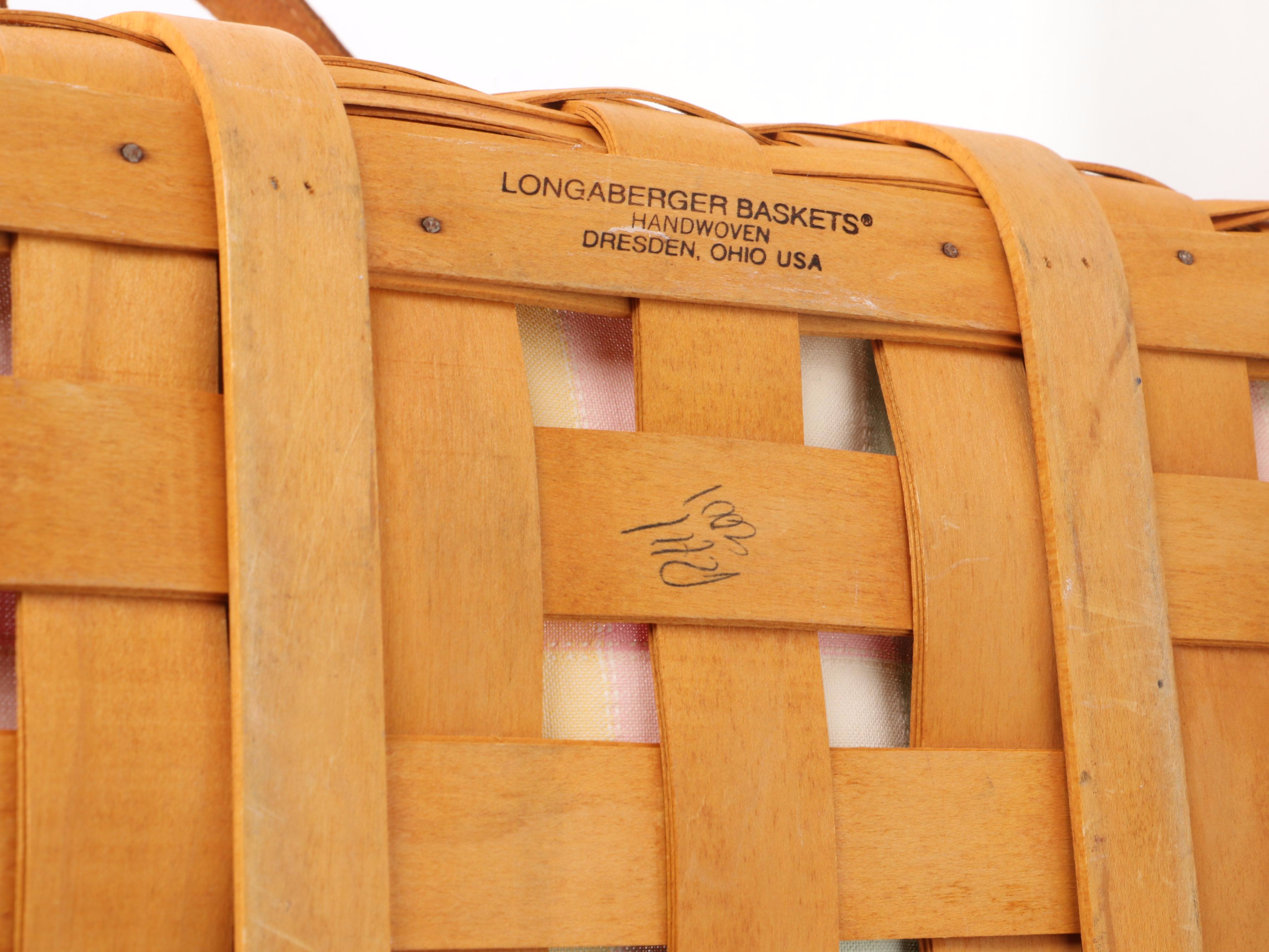 Longaberger Hand-Woven Square Basket, More Longaberger Baskets, Liners