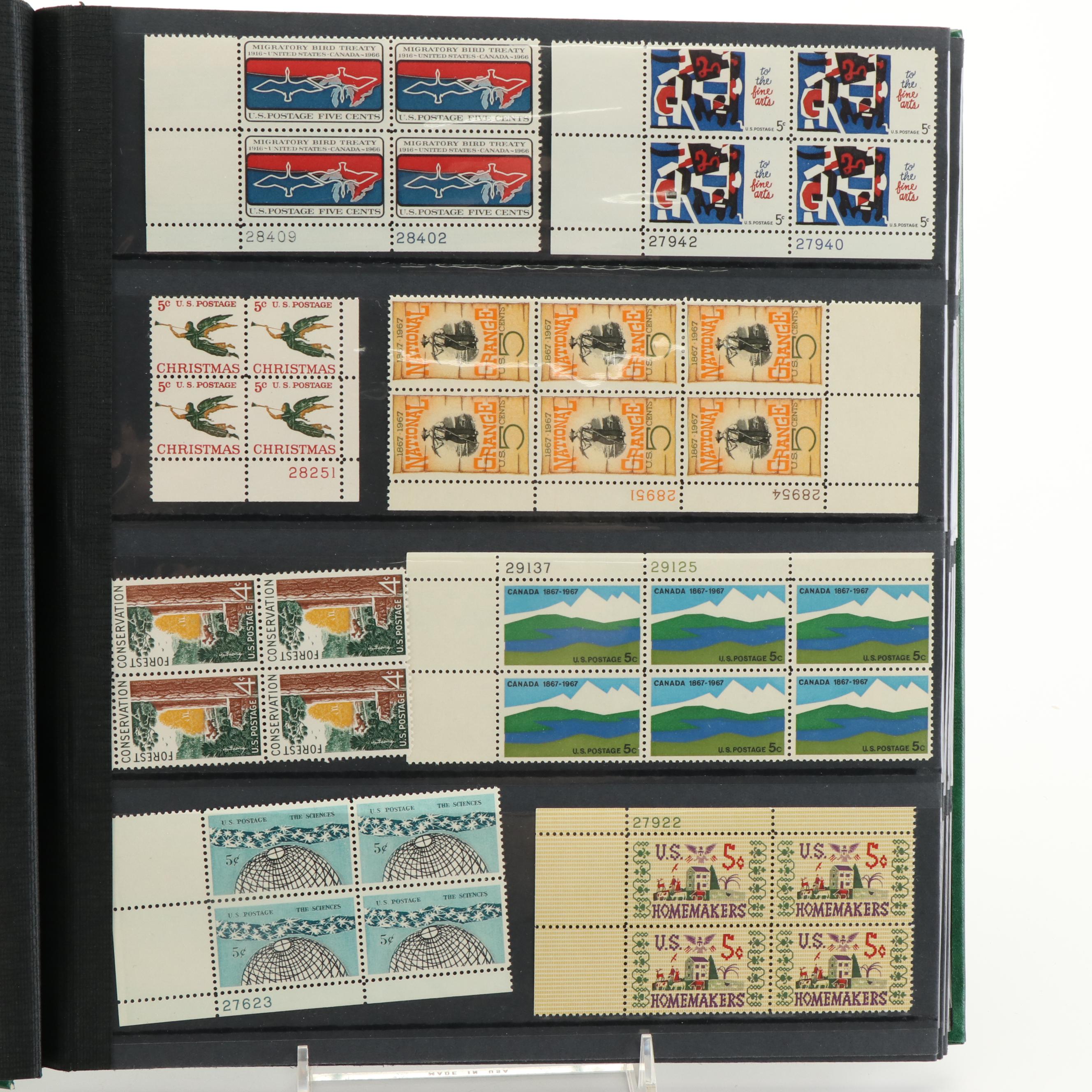 Three U.S. Postage Stamp Albums