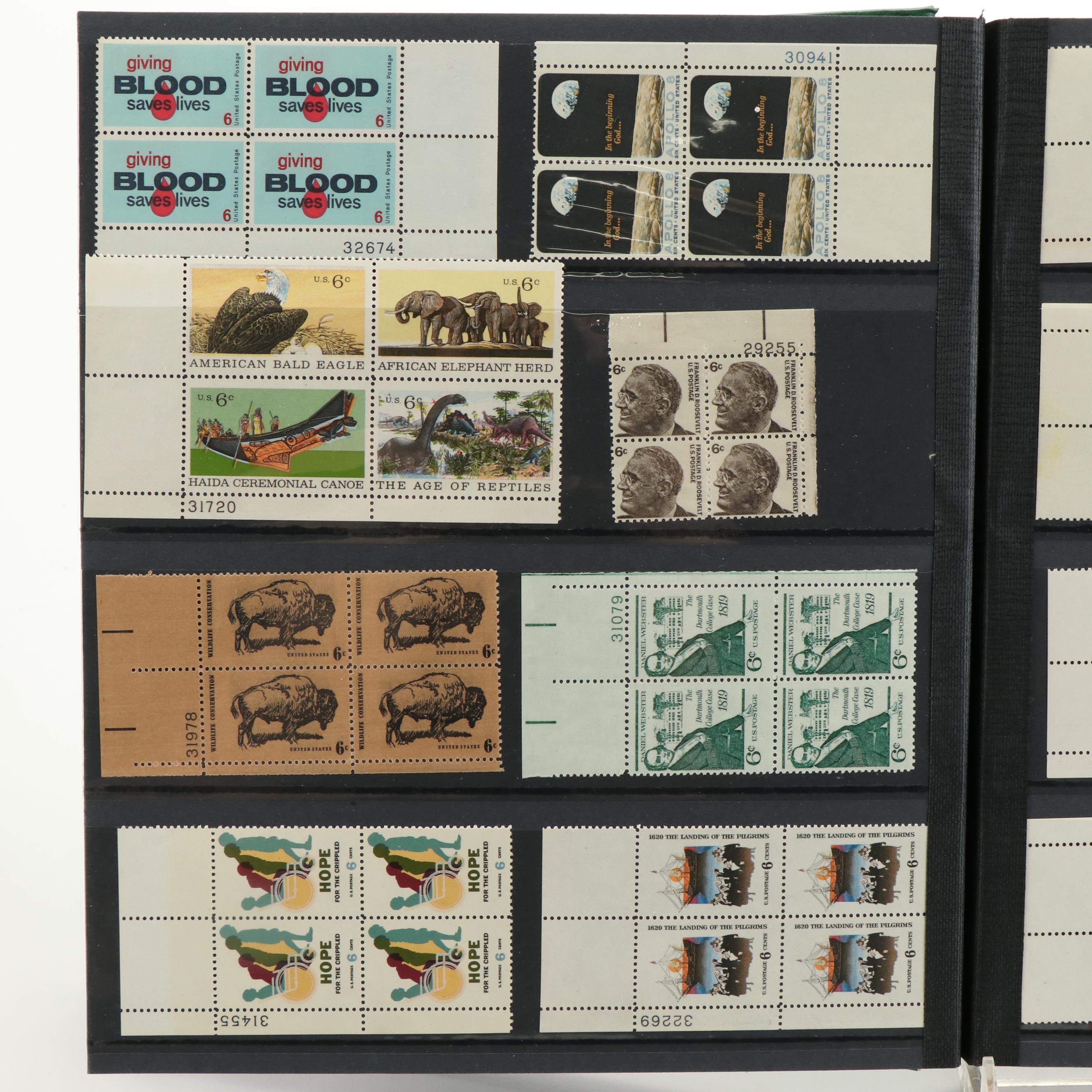 Three U.S. Postage Stamp Albums