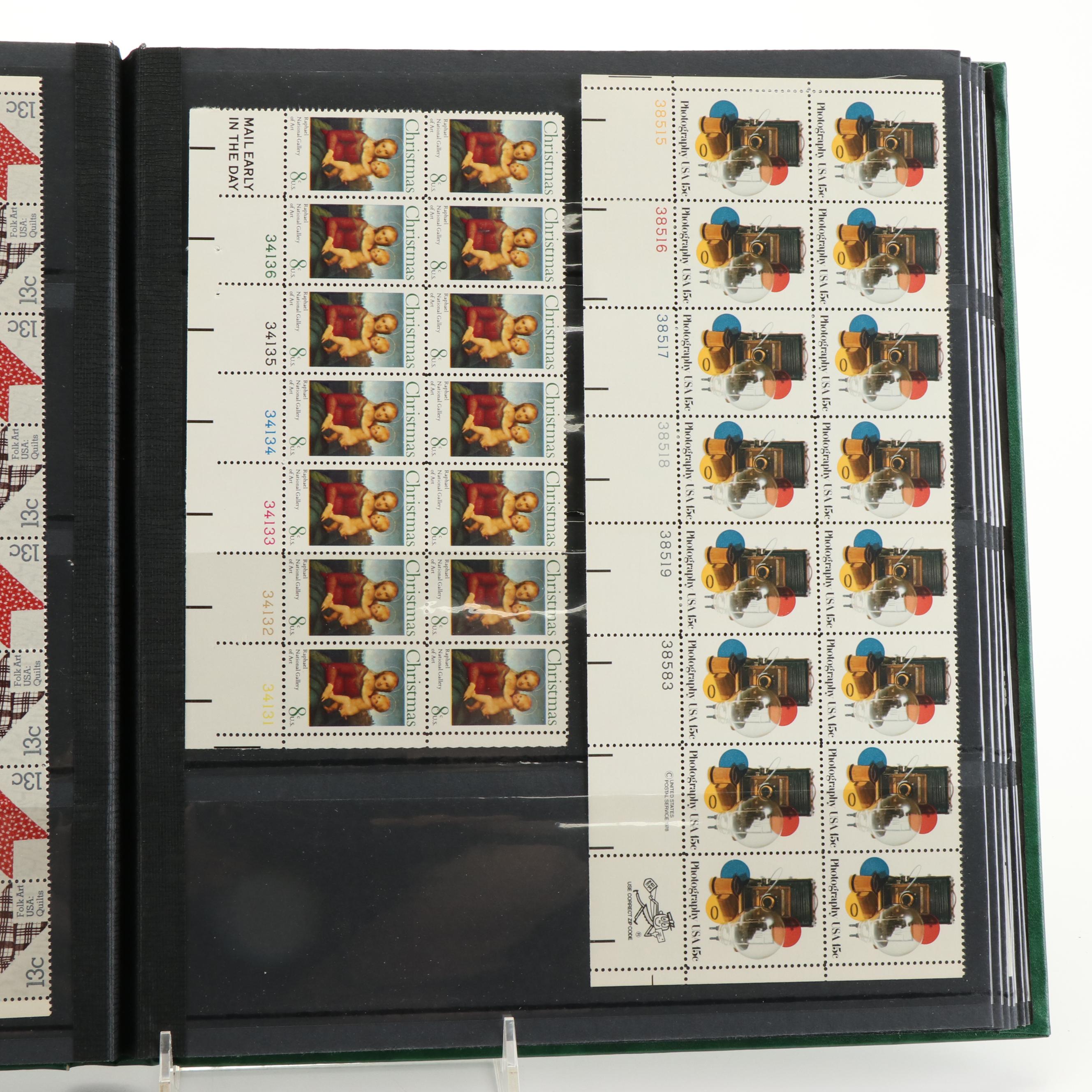 Three U.S. Postage Stamp Albums