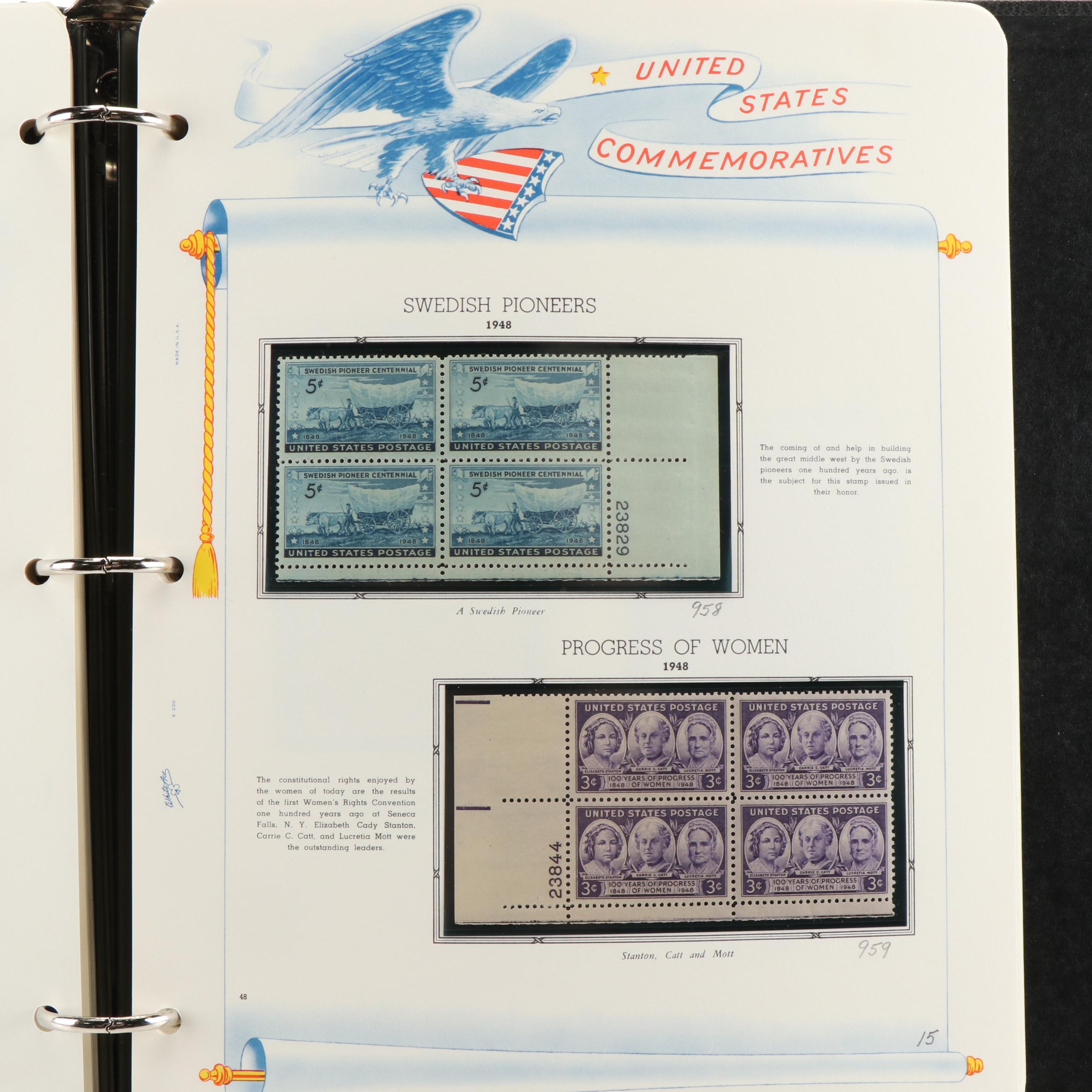 Three U.S. Postage Stamp Albums