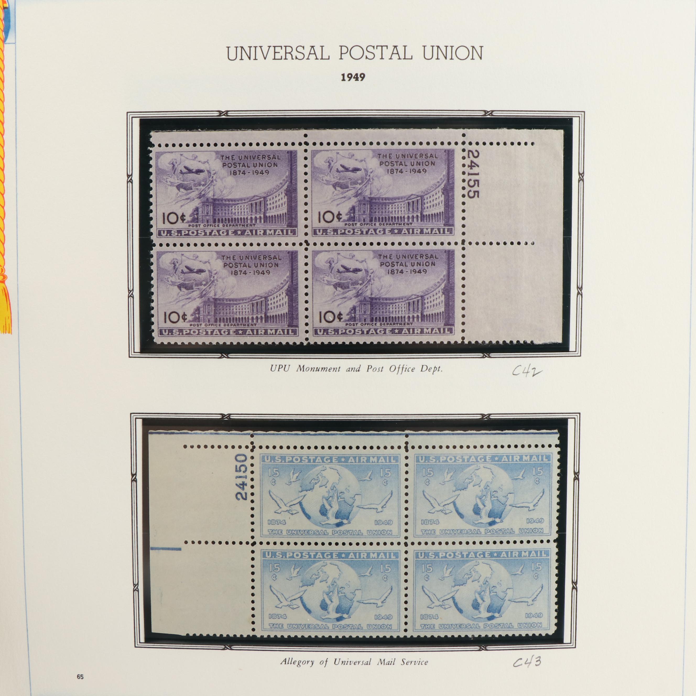Three U.S. Postage Stamp Albums