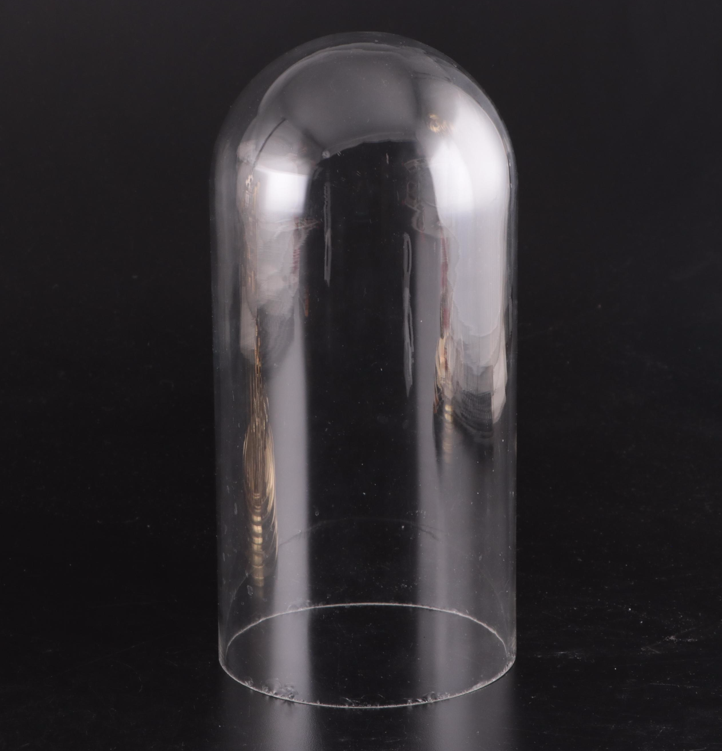 Forestville Clock Co. Brass and Glass Anniversary Clock with Inscription