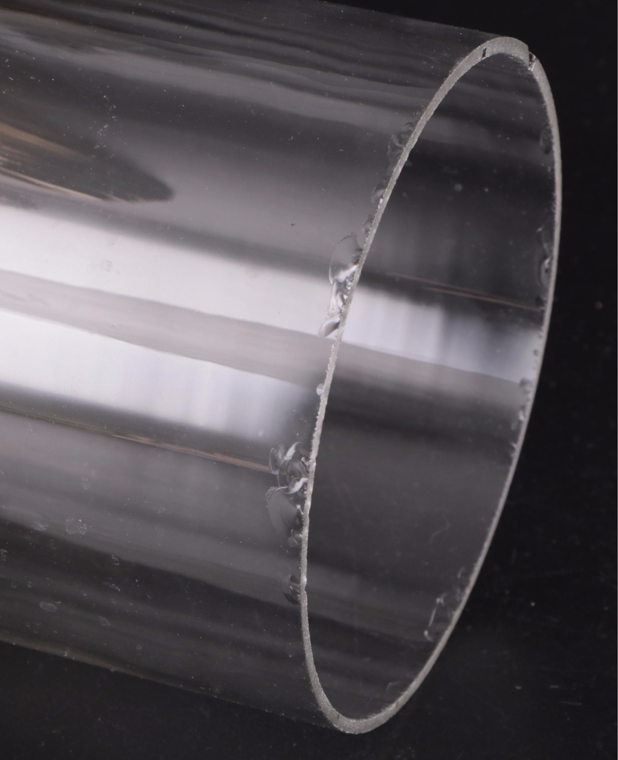 Forestville Clock Co. Brass and Glass Anniversary Clock with Inscription