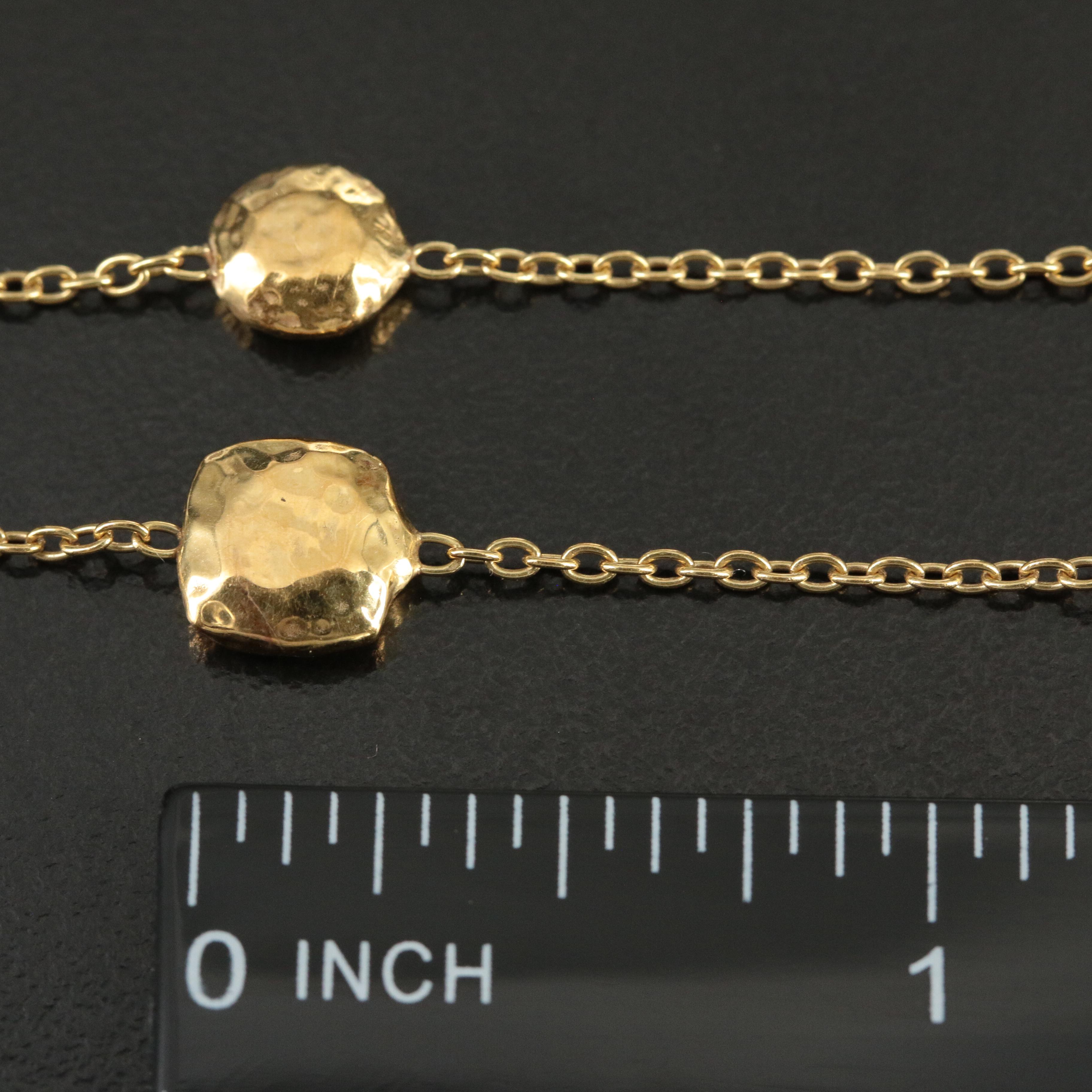 Ippolita 18K Classico Hammered 'Pinball' Station Necklace