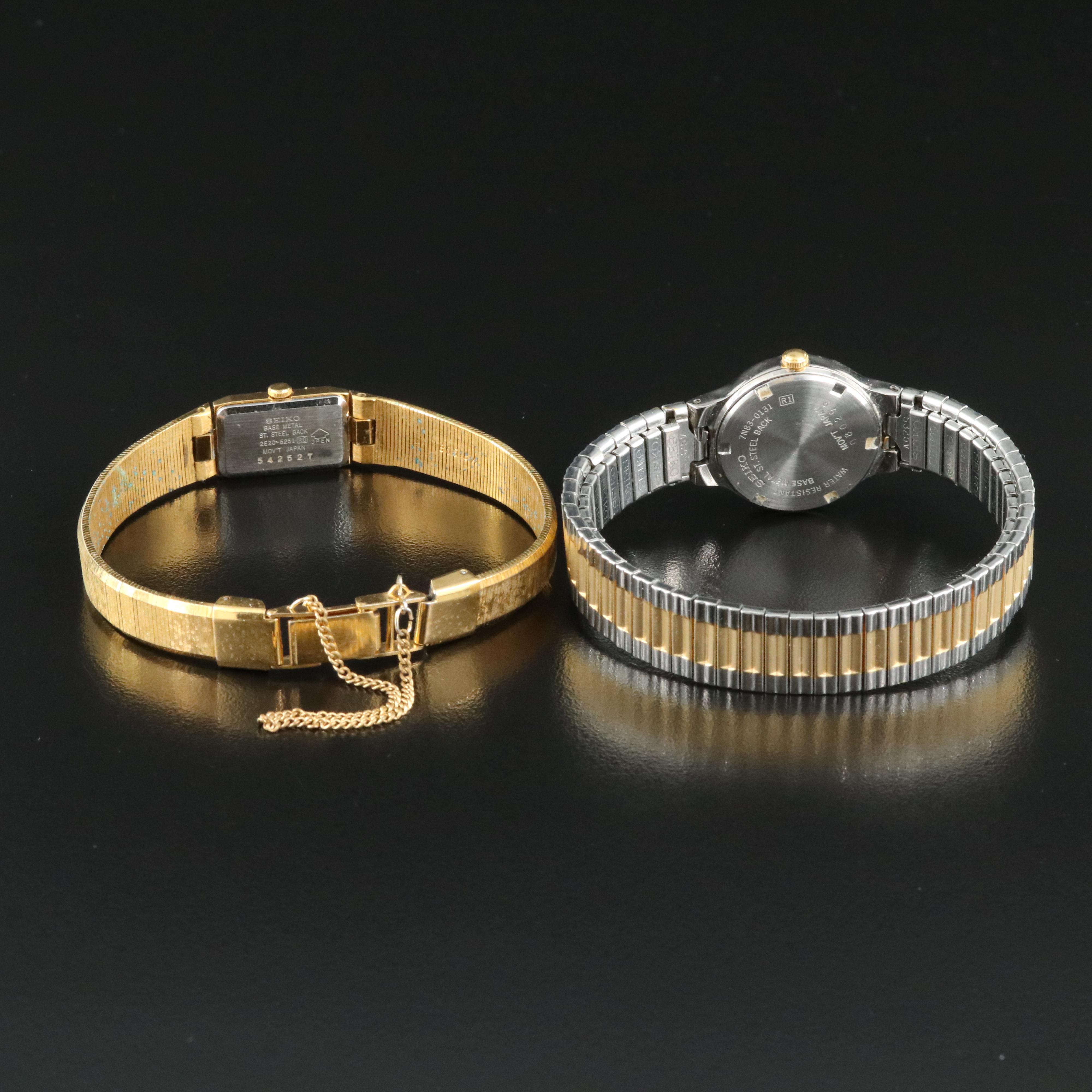 Seiko Sport and Dress Quartz Watches