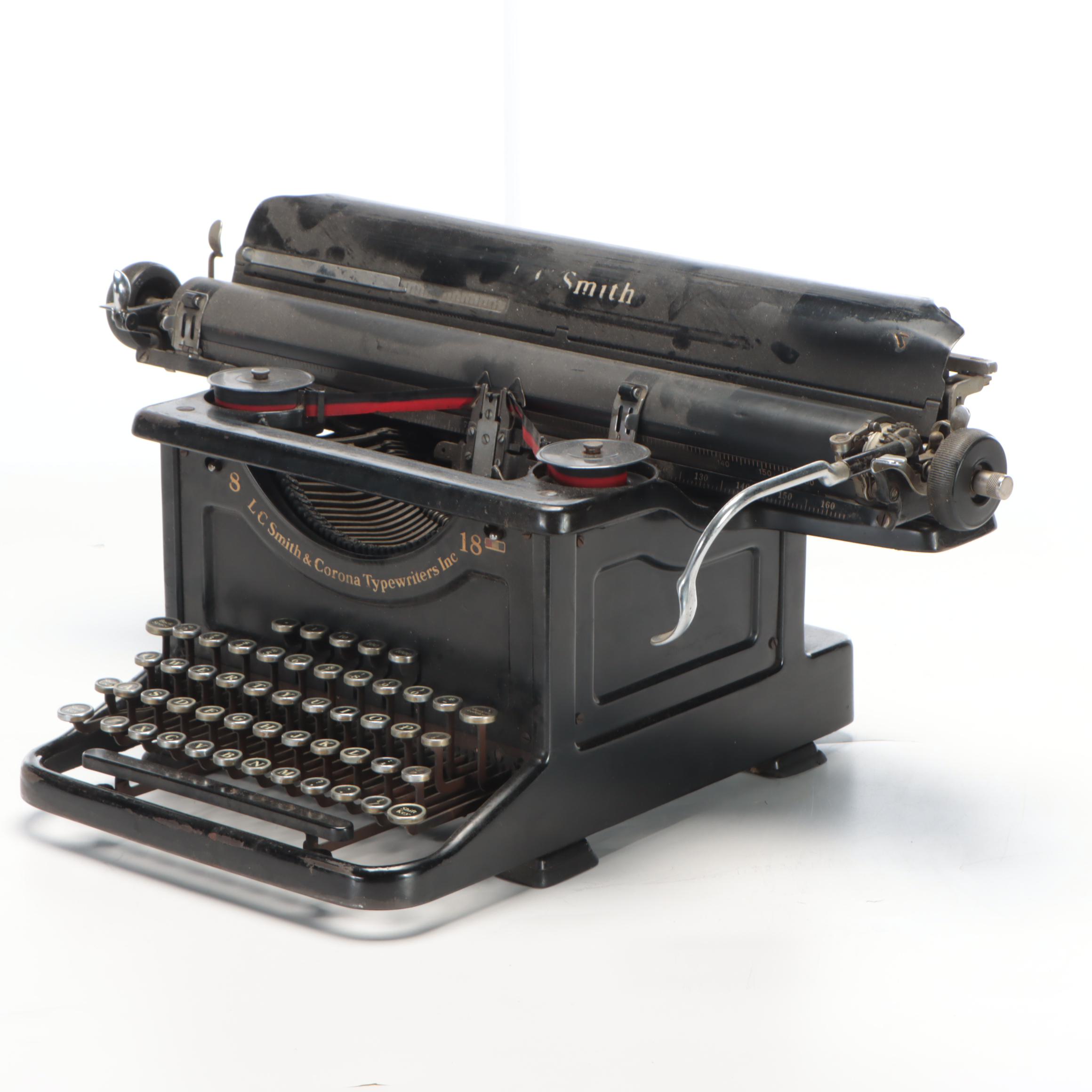 L.C. Smith & Corona Typewriters Inc. Typewriter, 1930s