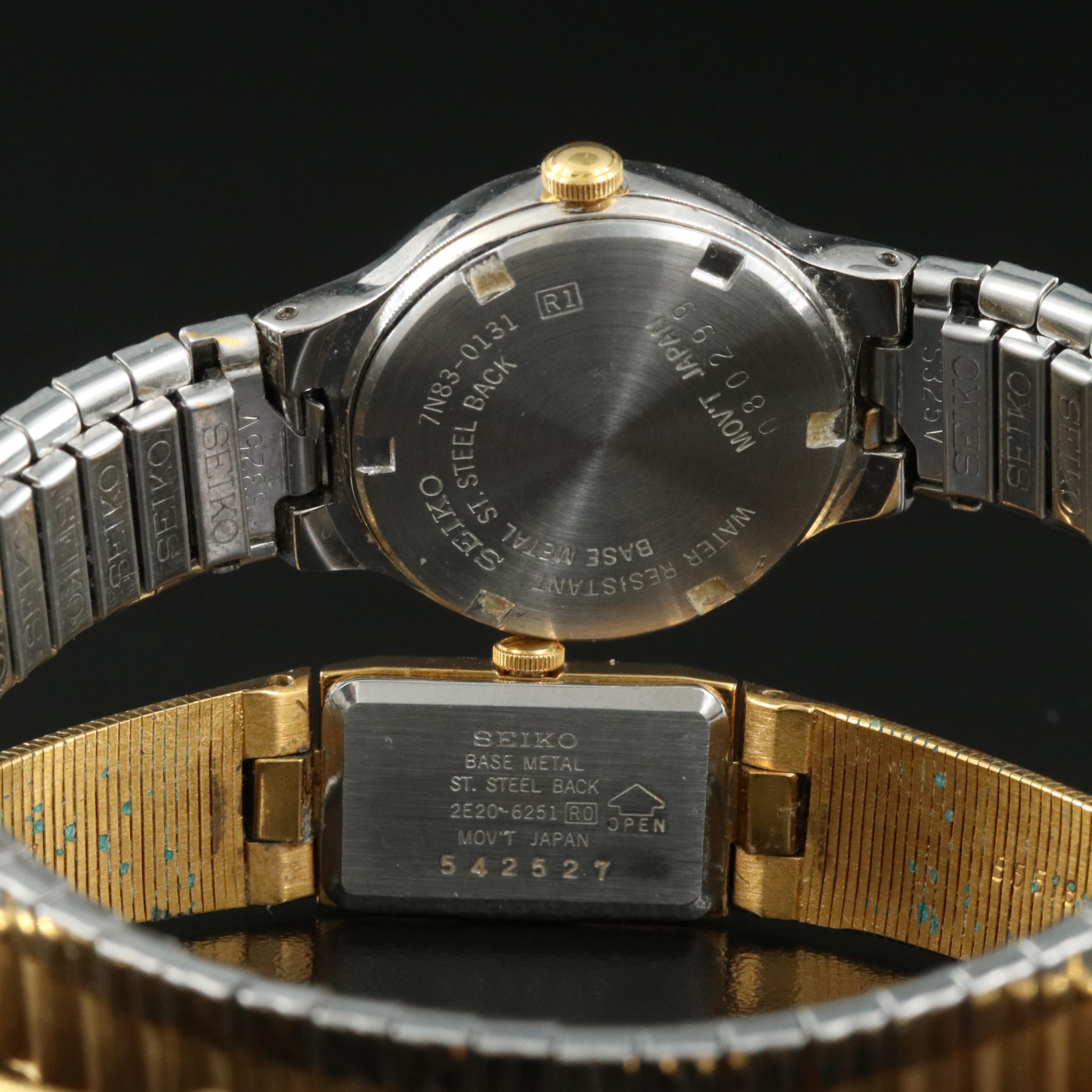 Seiko Sport and Dress Quartz Watches