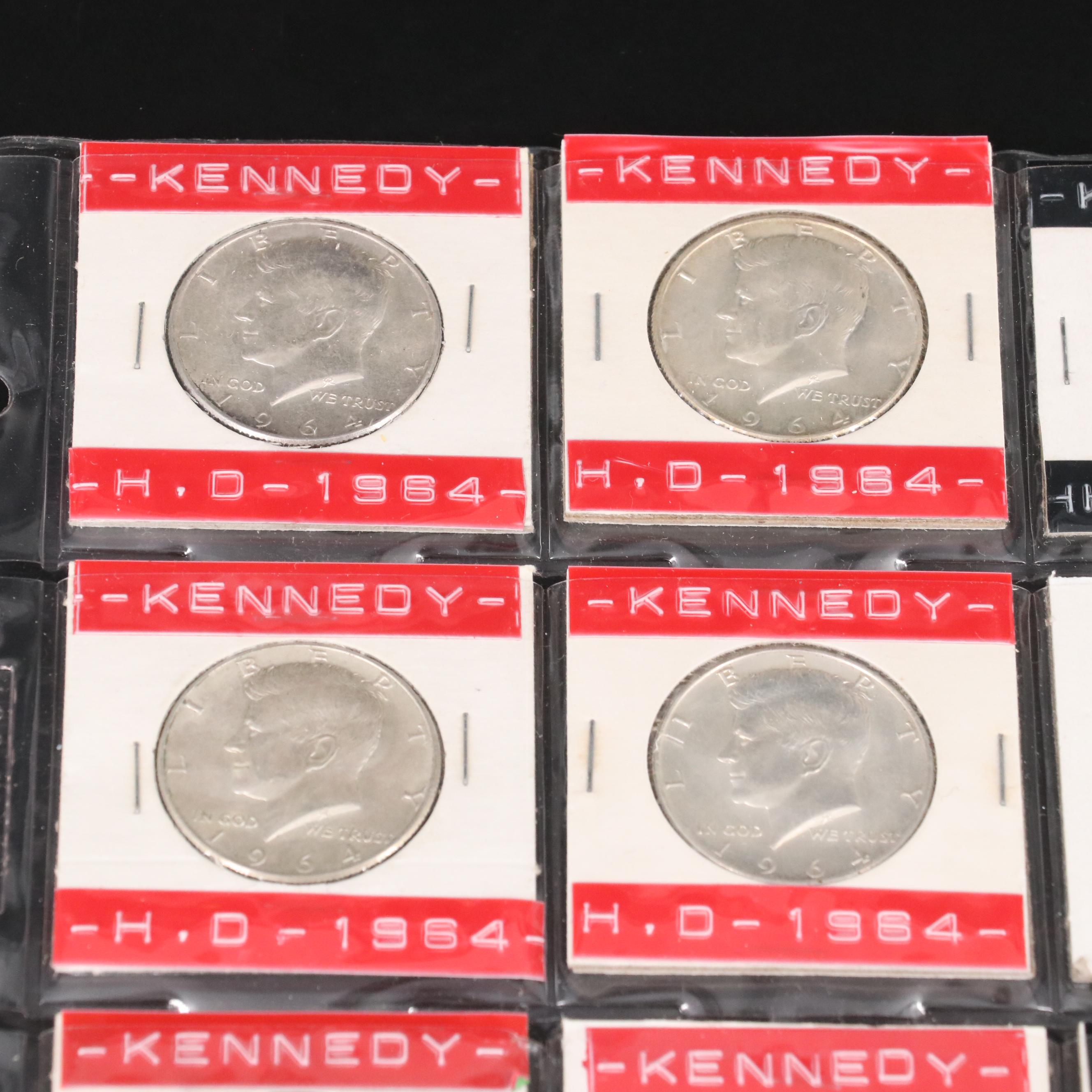 Assortment of Silver Half Dollars, Silver Dollars and More