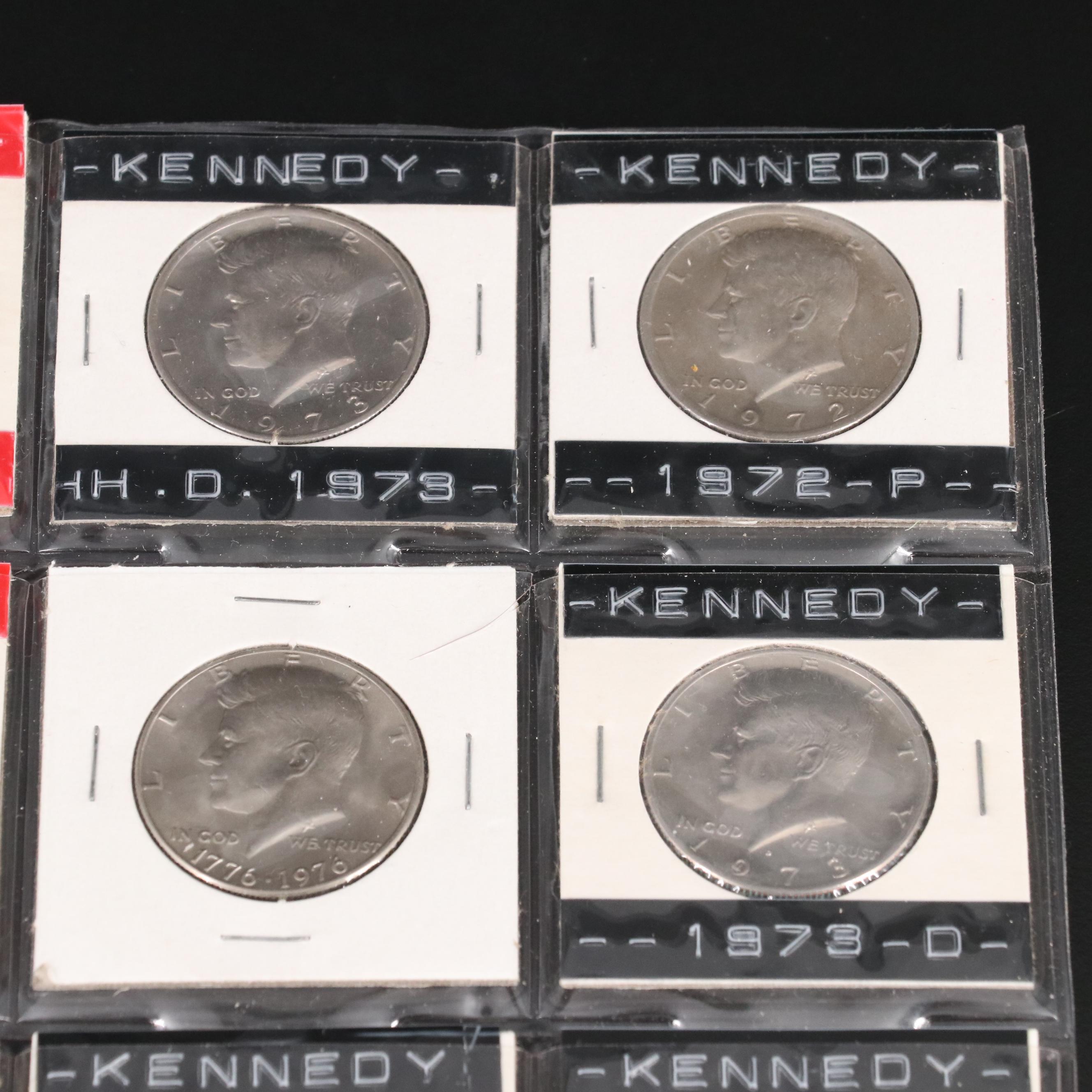 Assortment of Silver Half Dollars, Silver Dollars and More