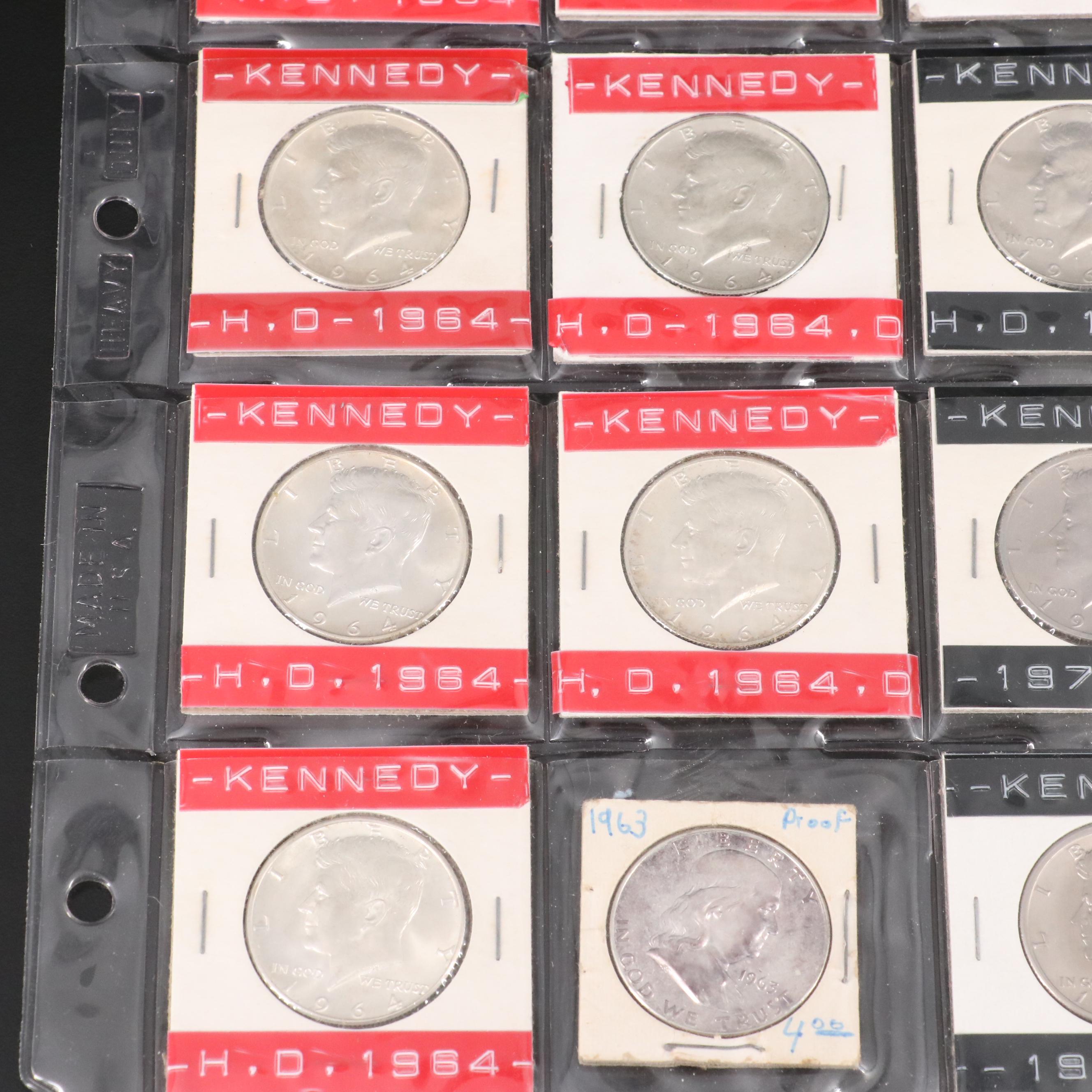 Assortment of Silver Half Dollars, Silver Dollars and More