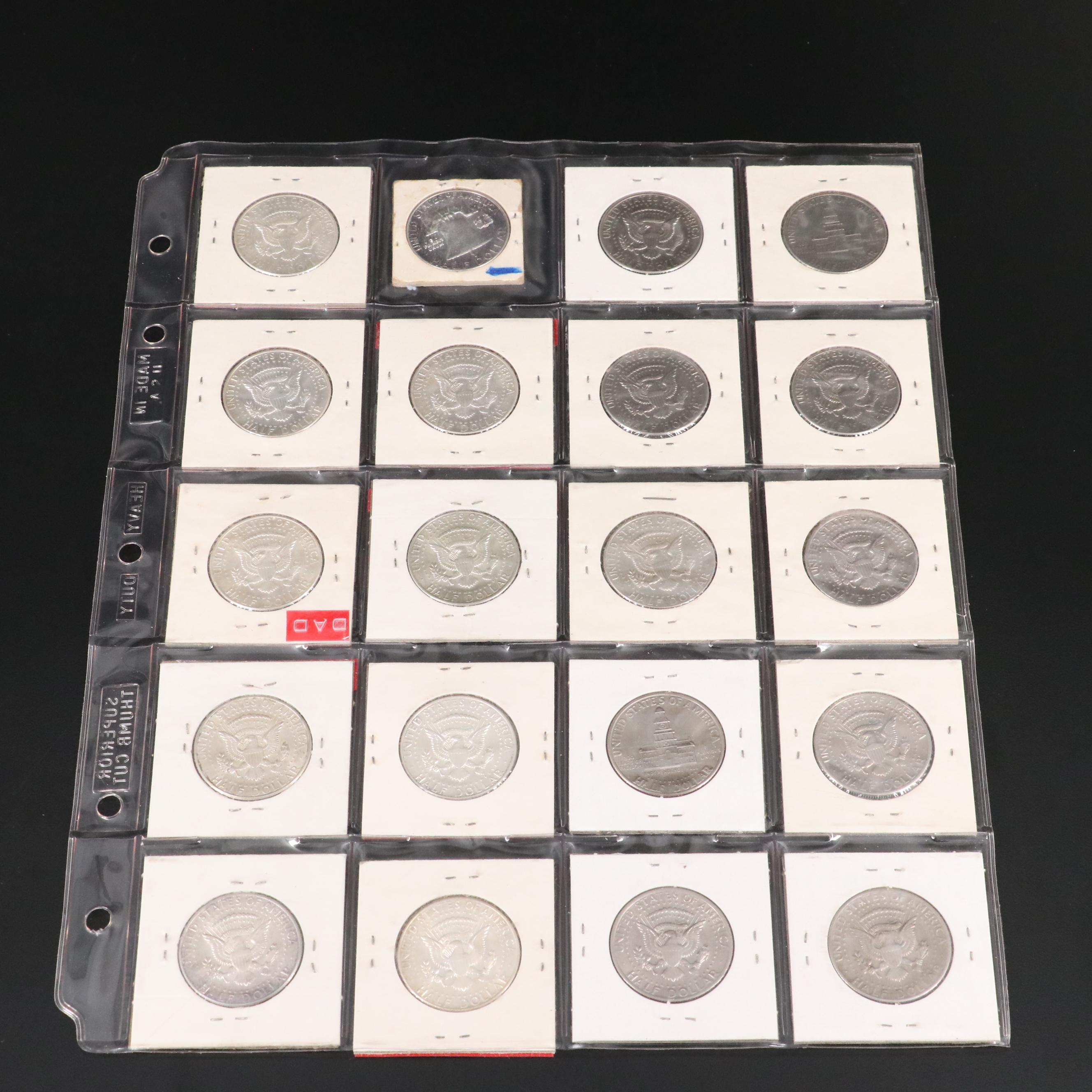Assortment of Silver Half Dollars, Silver Dollars and More