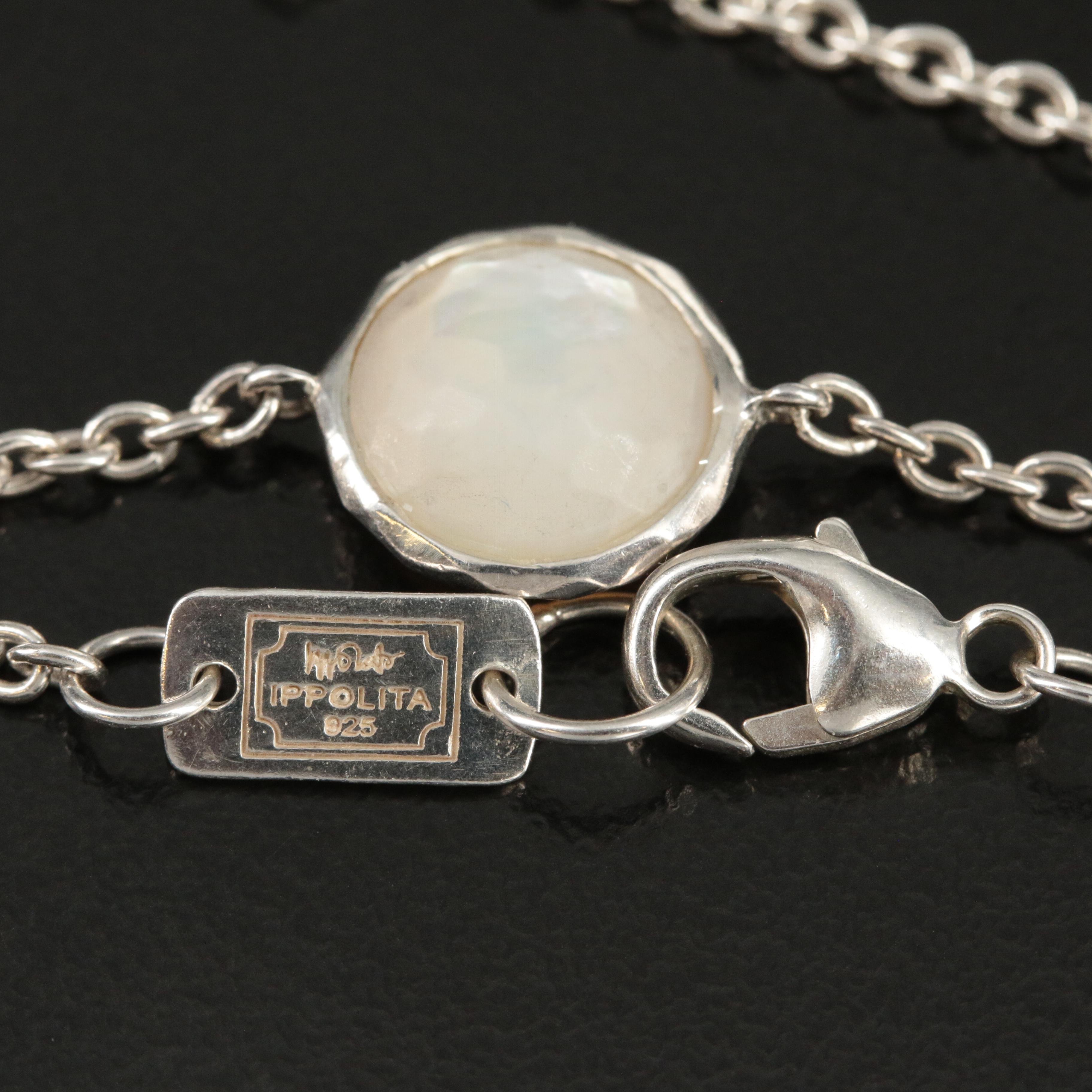 Ippolita "Lollipop" Sterling, Mother of Pearl and Quartz Necklace