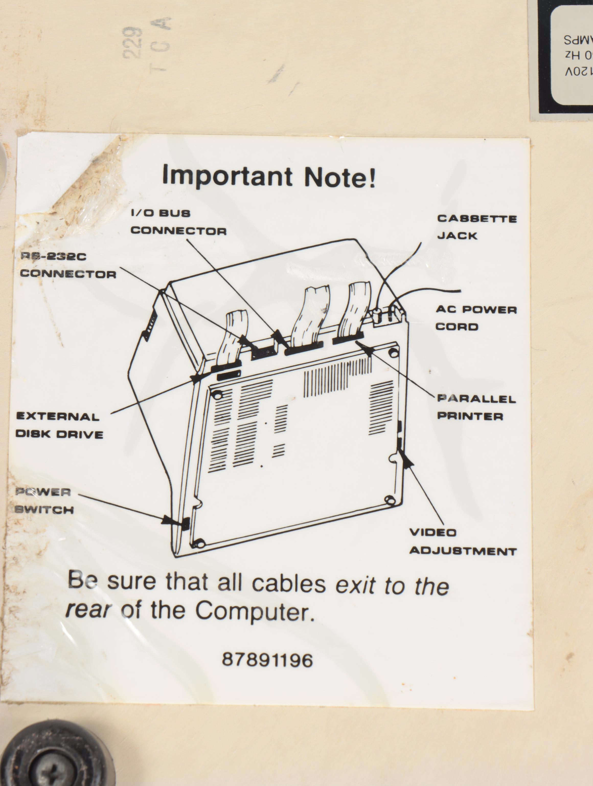 Radio Shack TRS-80 Micro Computer, 1983–1991