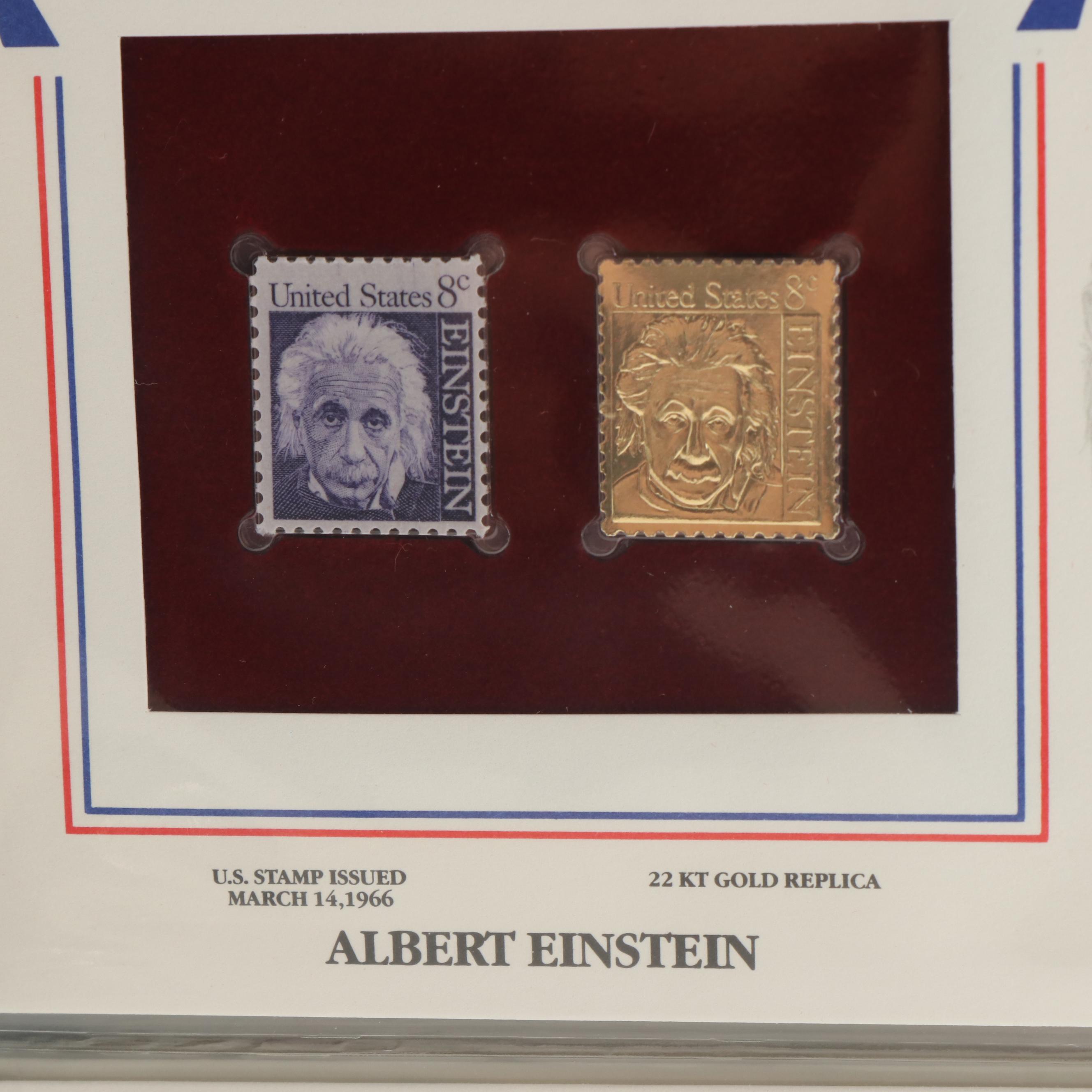 "Great Americans On United States Stamps"