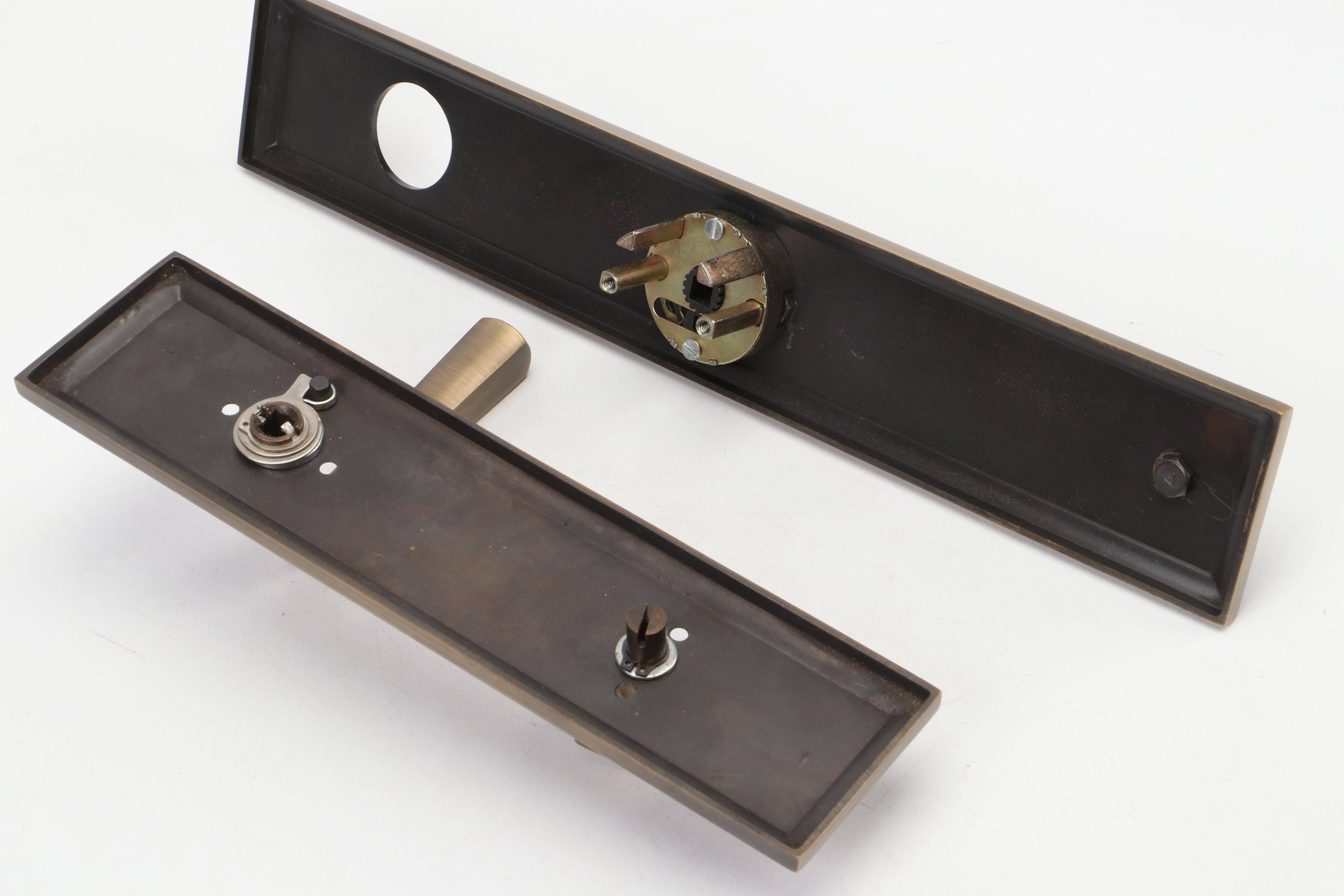 Signature Hardware Antique Brass Entry Door Set