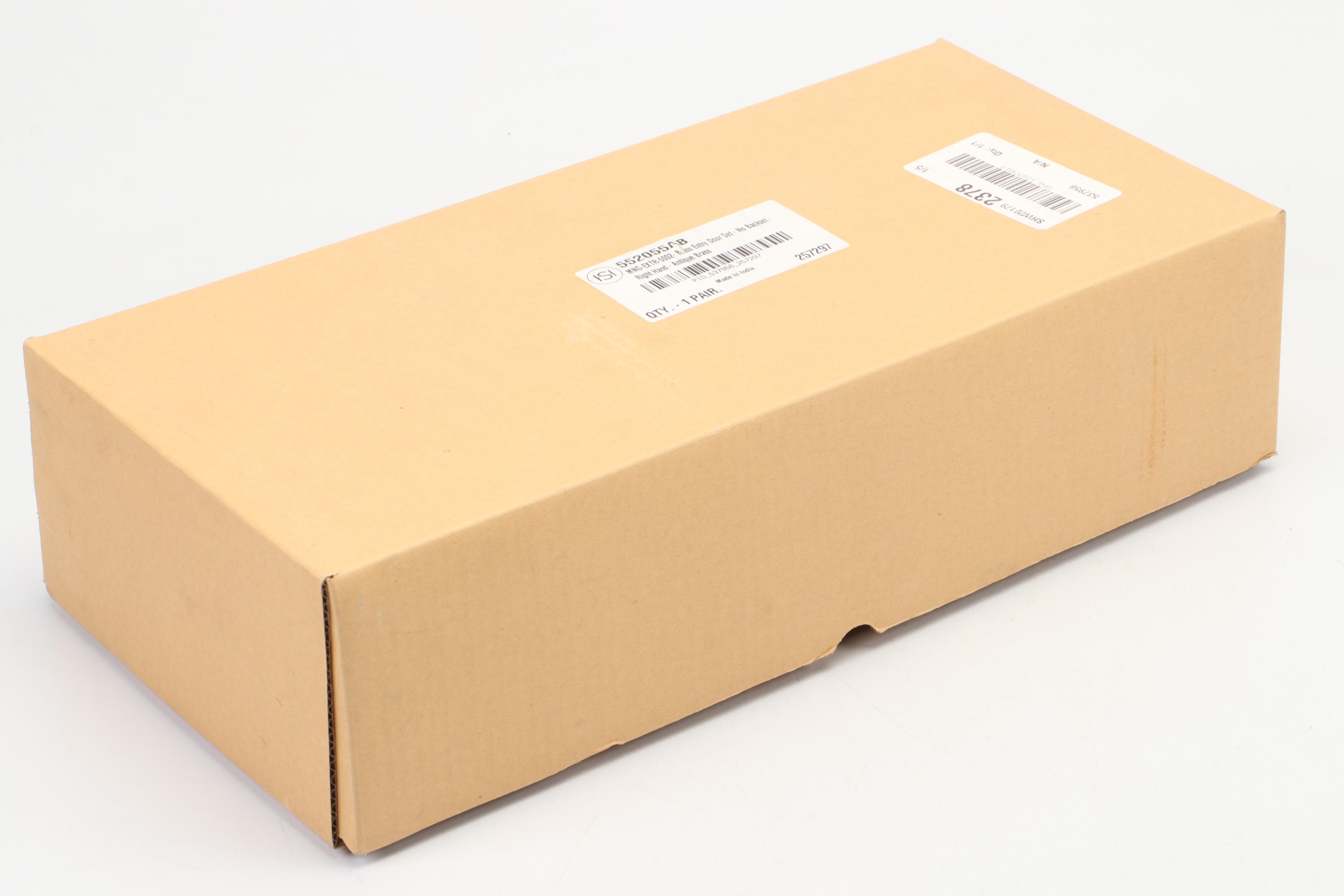 Signature Hardware Antique Brass Entry Door Set