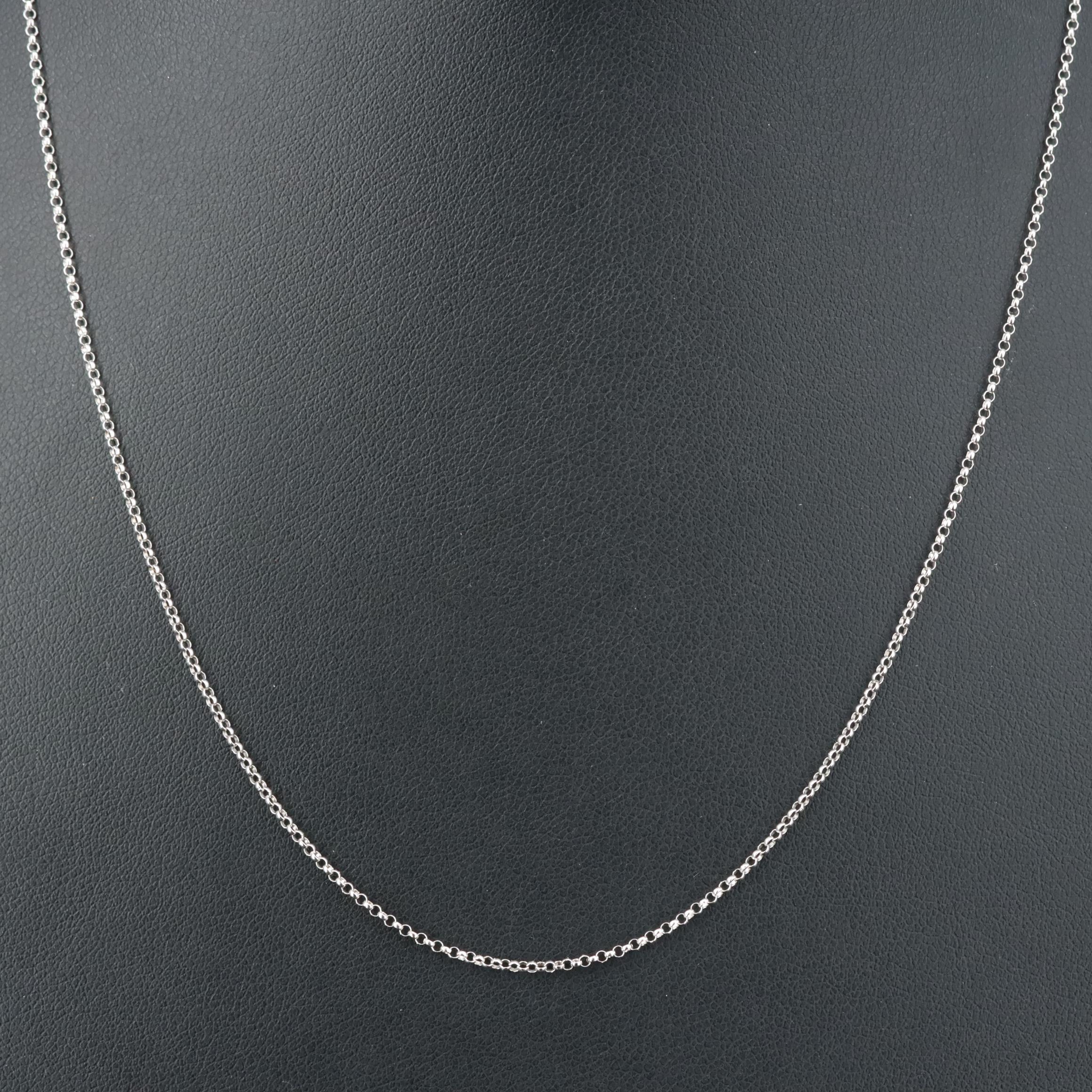 14K Rolo Chain Necklace