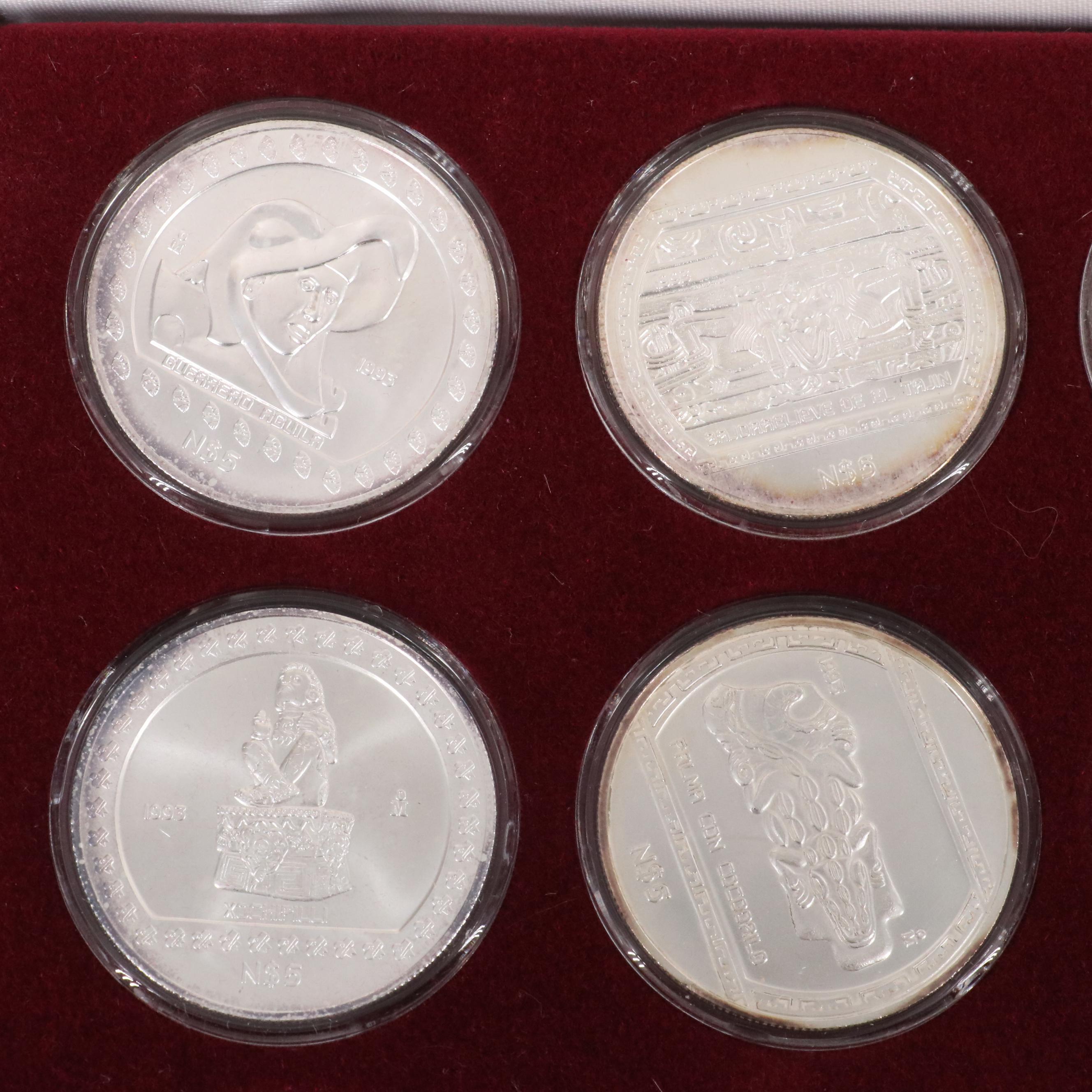 "Ancient Empires of Old Mexico" Fine Silver Coin Collection