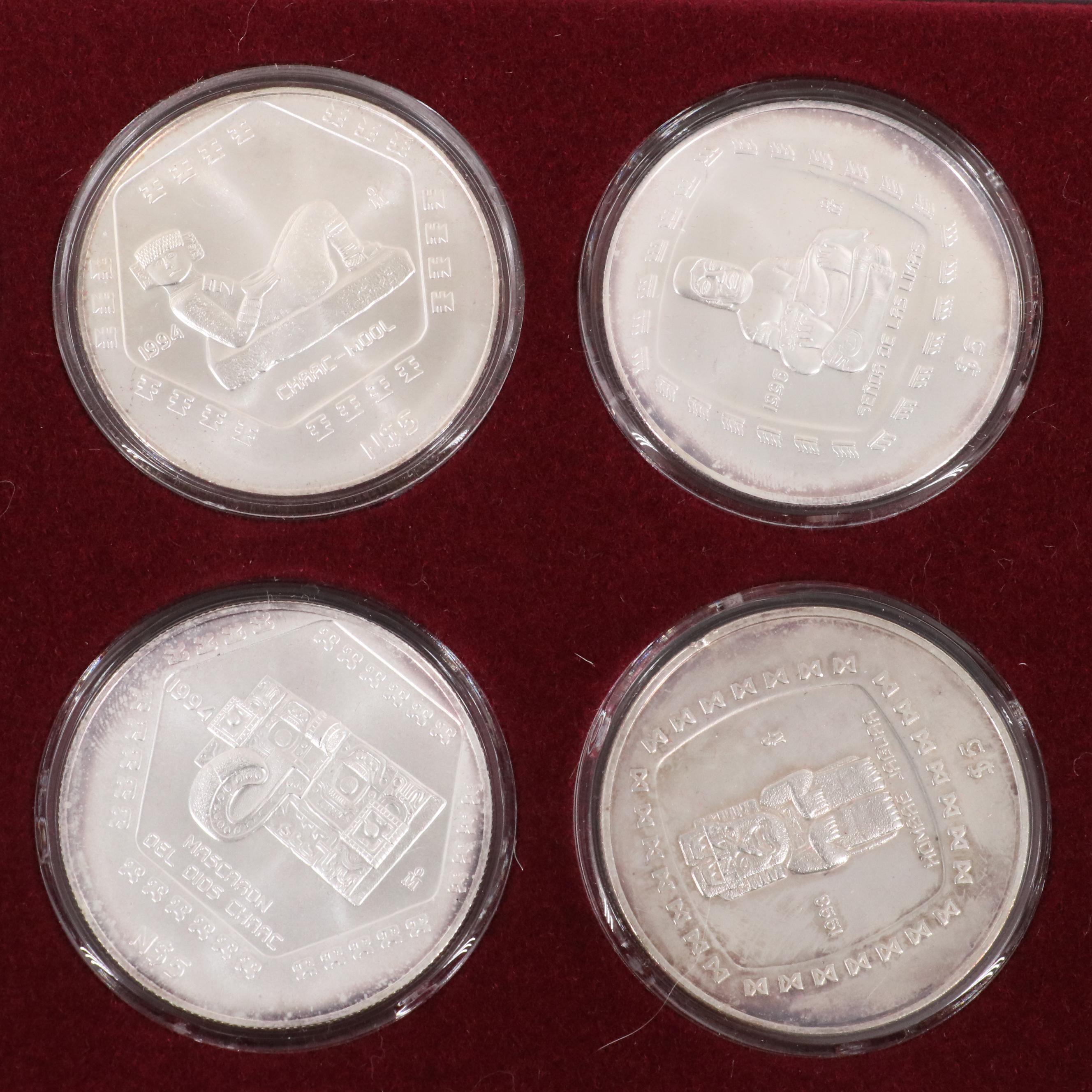 "Ancient Empires of Old Mexico" Fine Silver Coin Collection