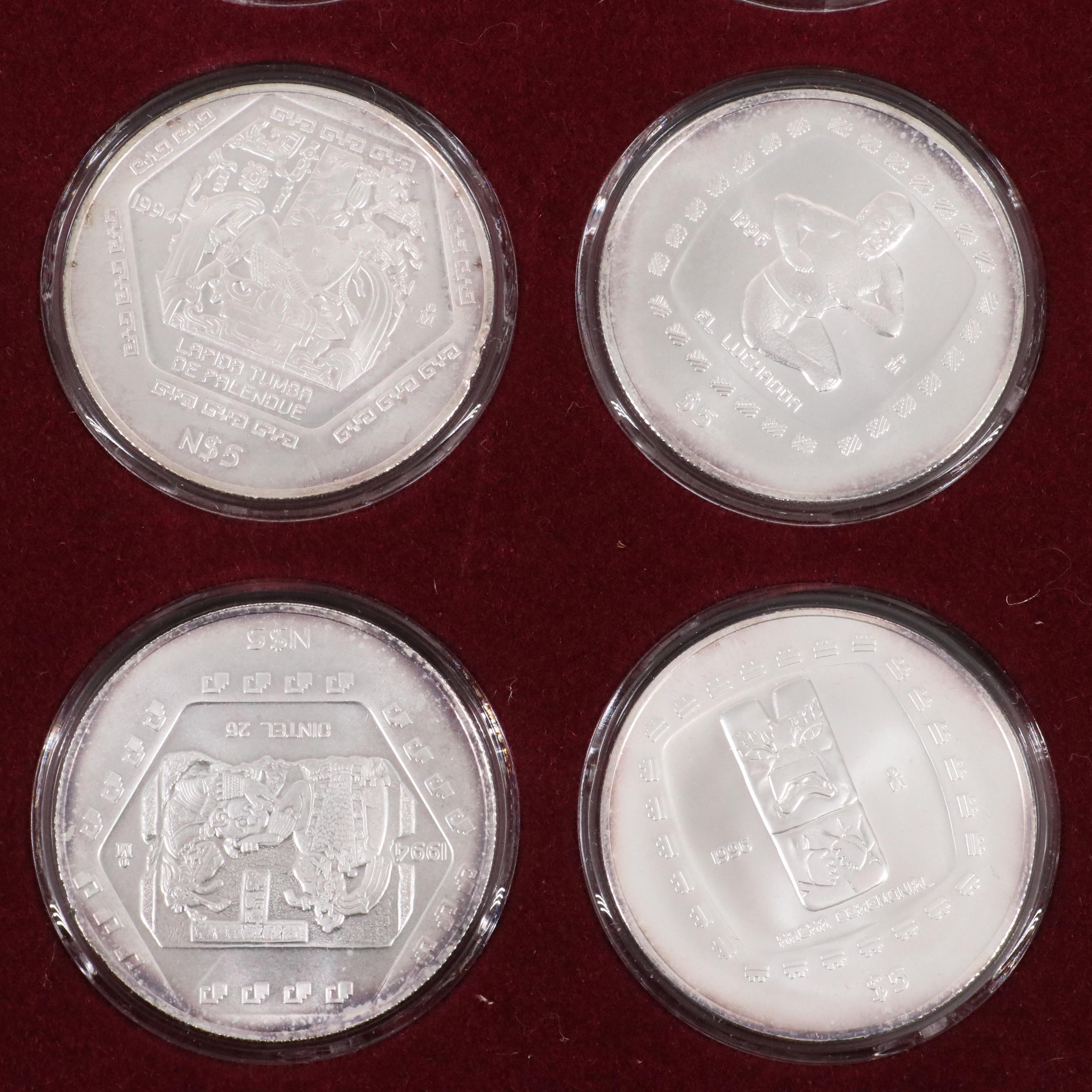 "Ancient Empires of Old Mexico" Fine Silver Coin Collection