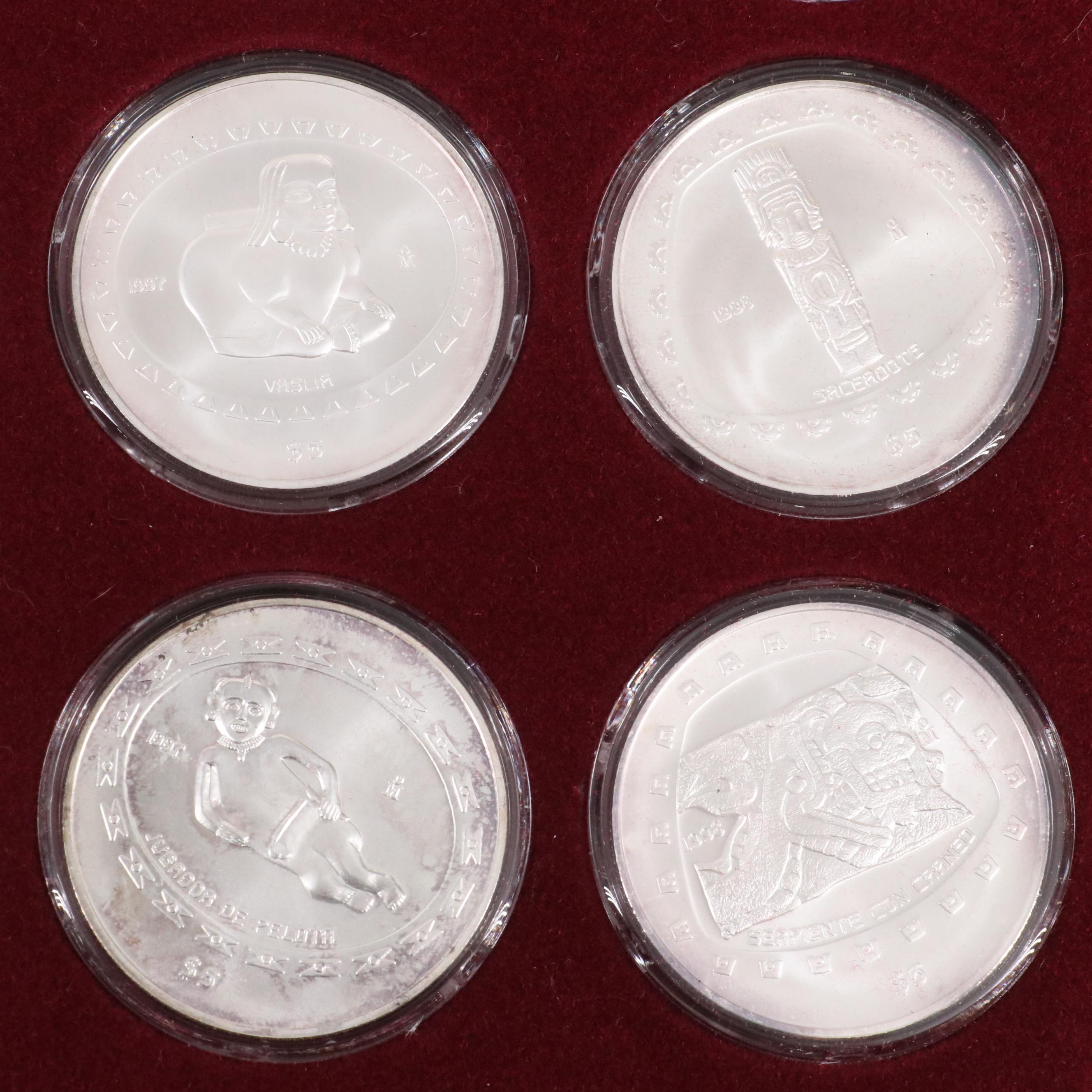 "Ancient Empires of Old Mexico" Fine Silver Coin Collection