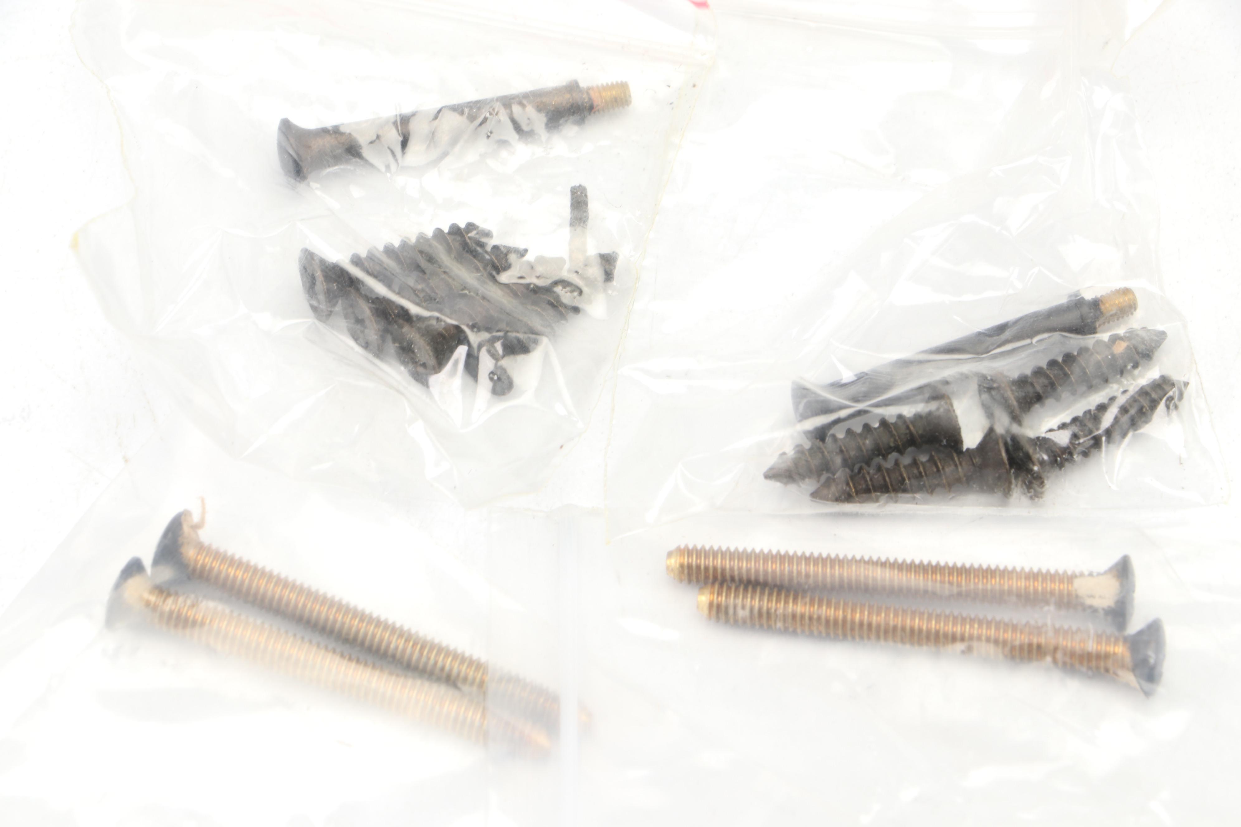 Signature Hardware Geometric Solid Brass Privacy Interior Door Sets in Black