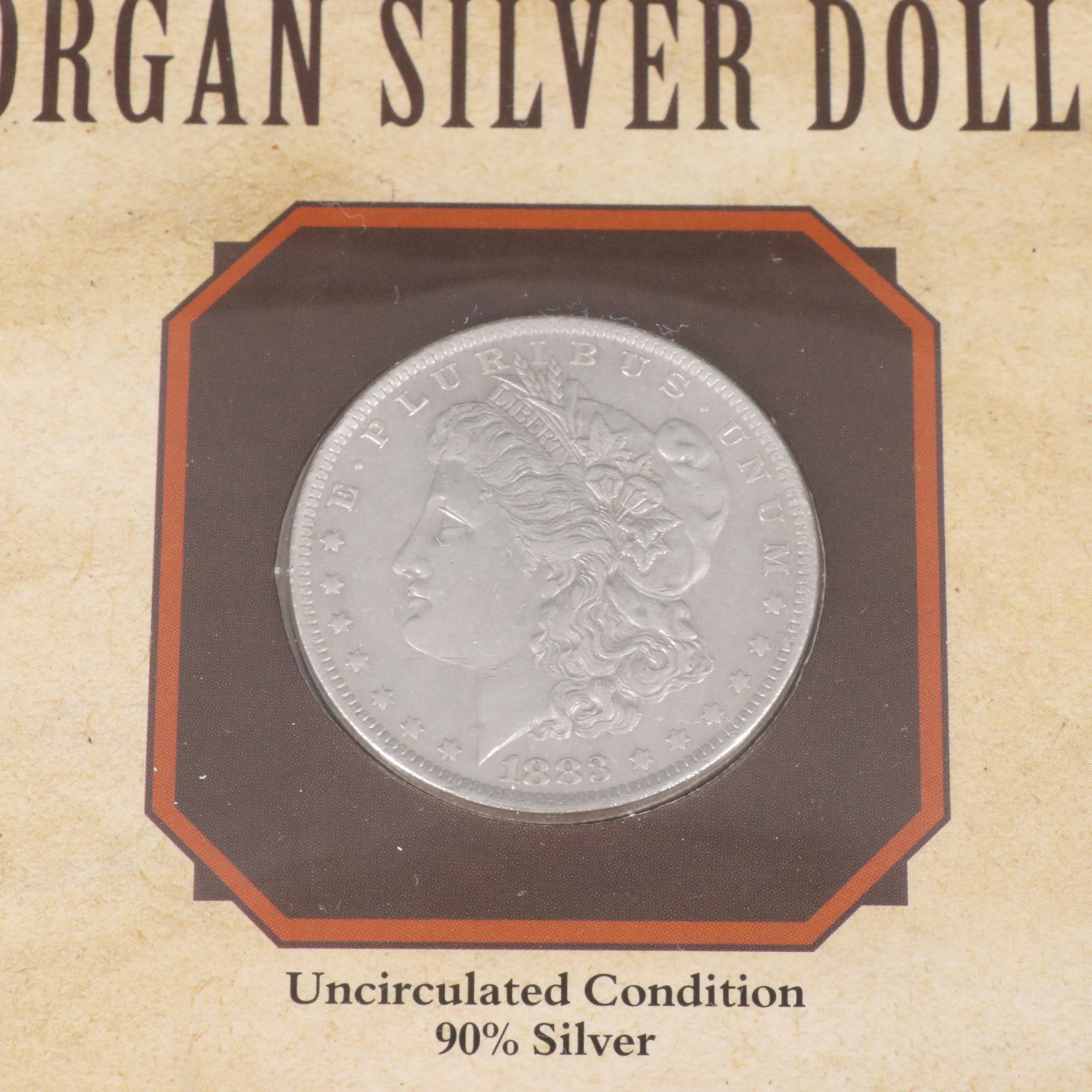 "Uncirculated Morgan Silver Dollars of the 19th Century" Coin Set